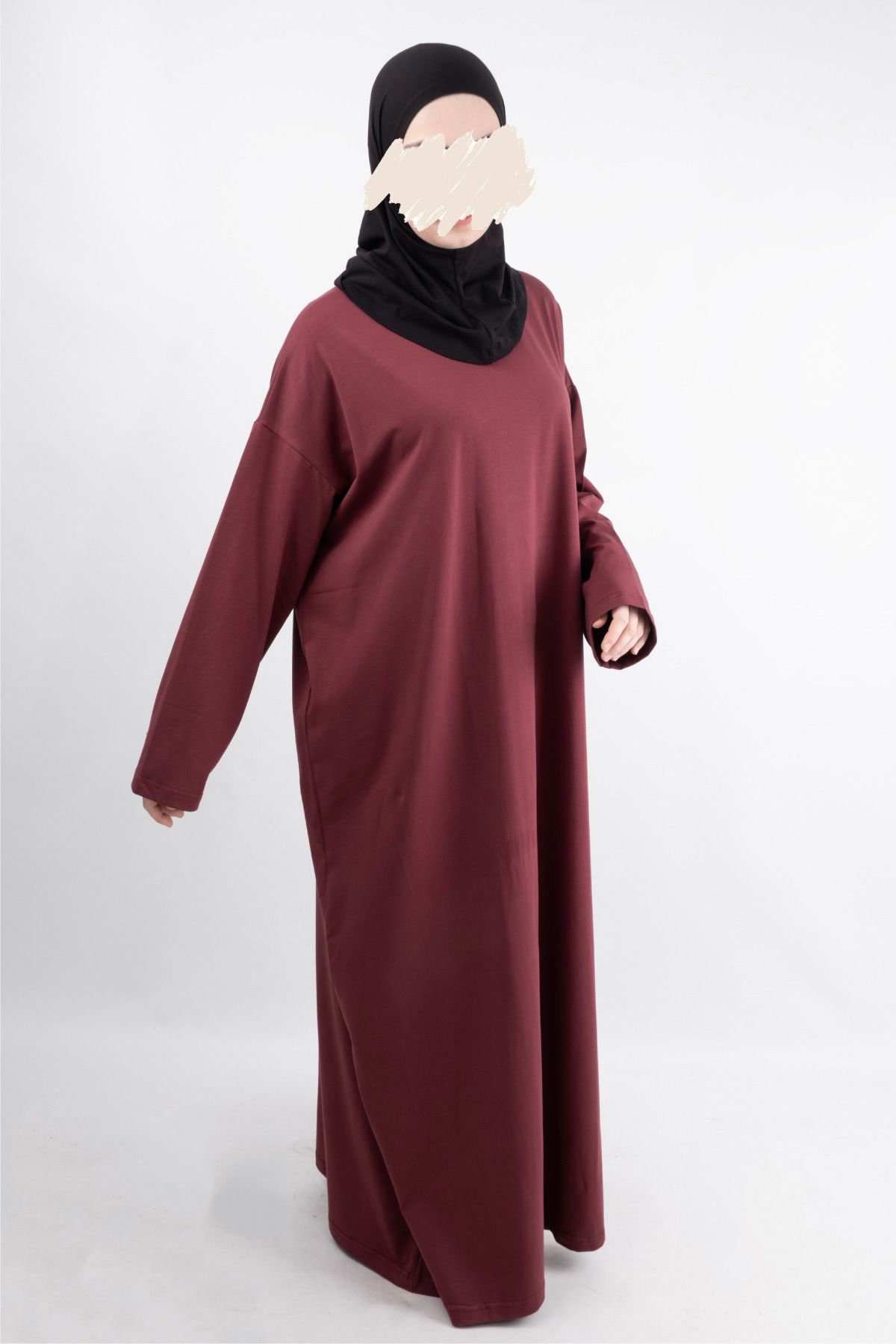 Vauva Oversize Uzun %100 Pamuk Rahat Elbise 25566