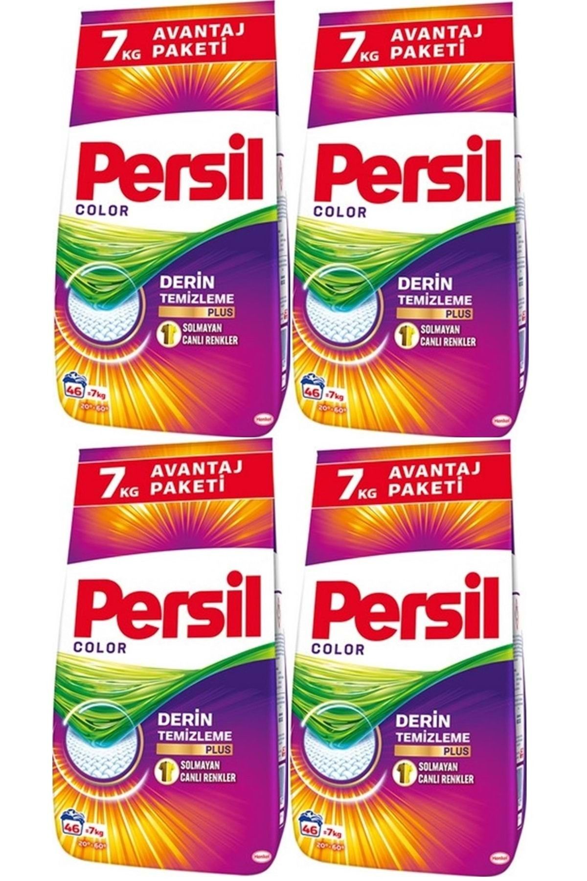 Persil Matik Toz Çamaşır Deterjanı 28kg Color/renkli (184 YIKAMA) (4PK*7KG)
