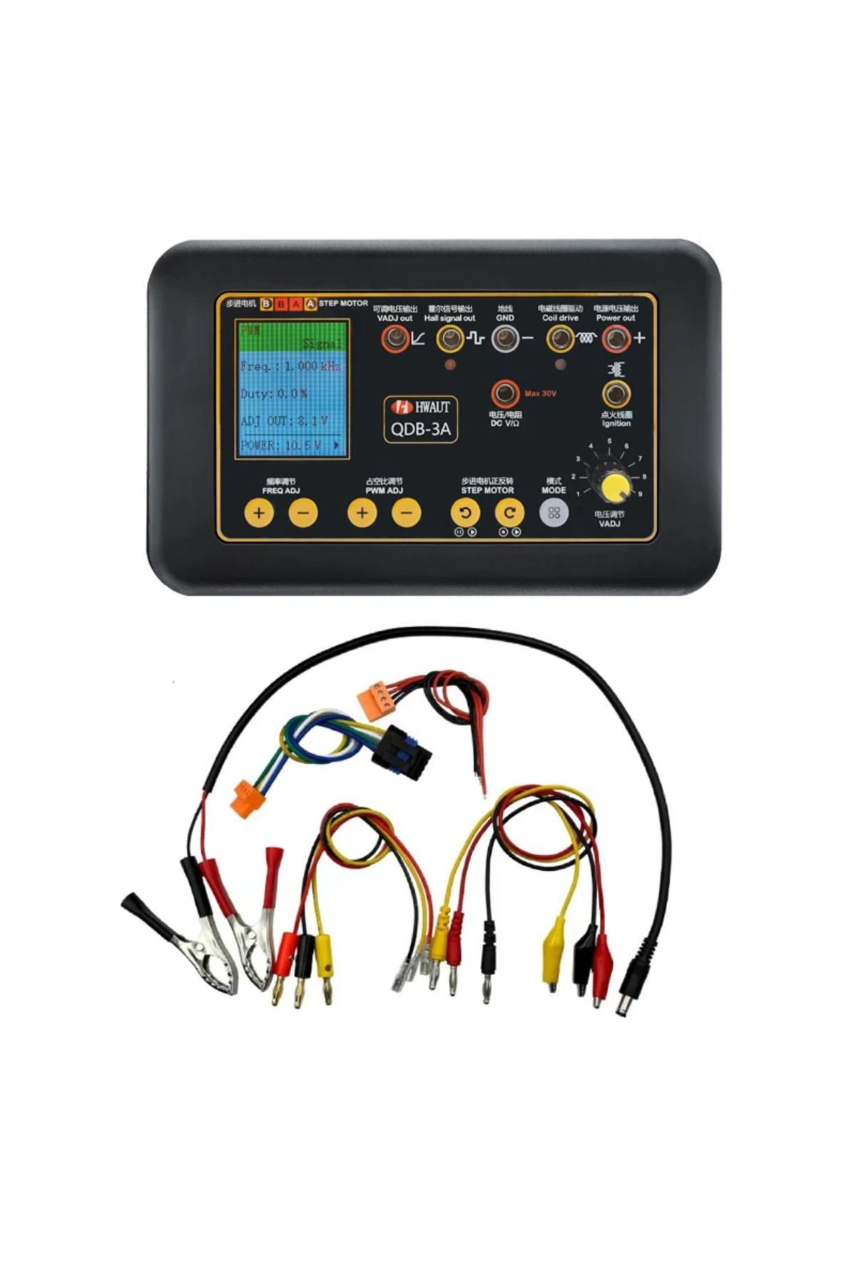 Choice-Qdb 3a Tester Qdb 2a 3a 12~24v Ignition Coil Test Injector Tester Automobile Actuator Fault Detector 1
