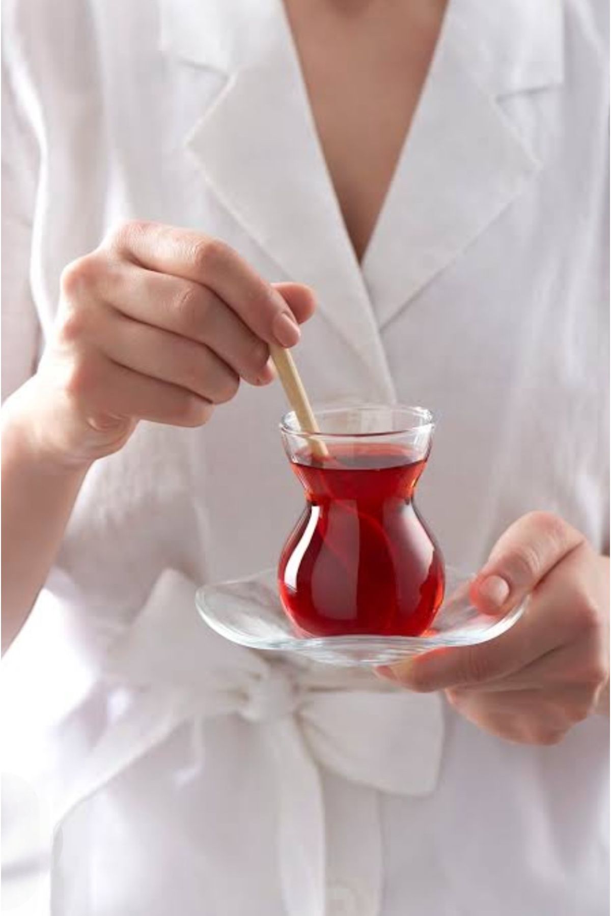Tiamo Paşabahçe Dantel Çay Bardağı 6 lı