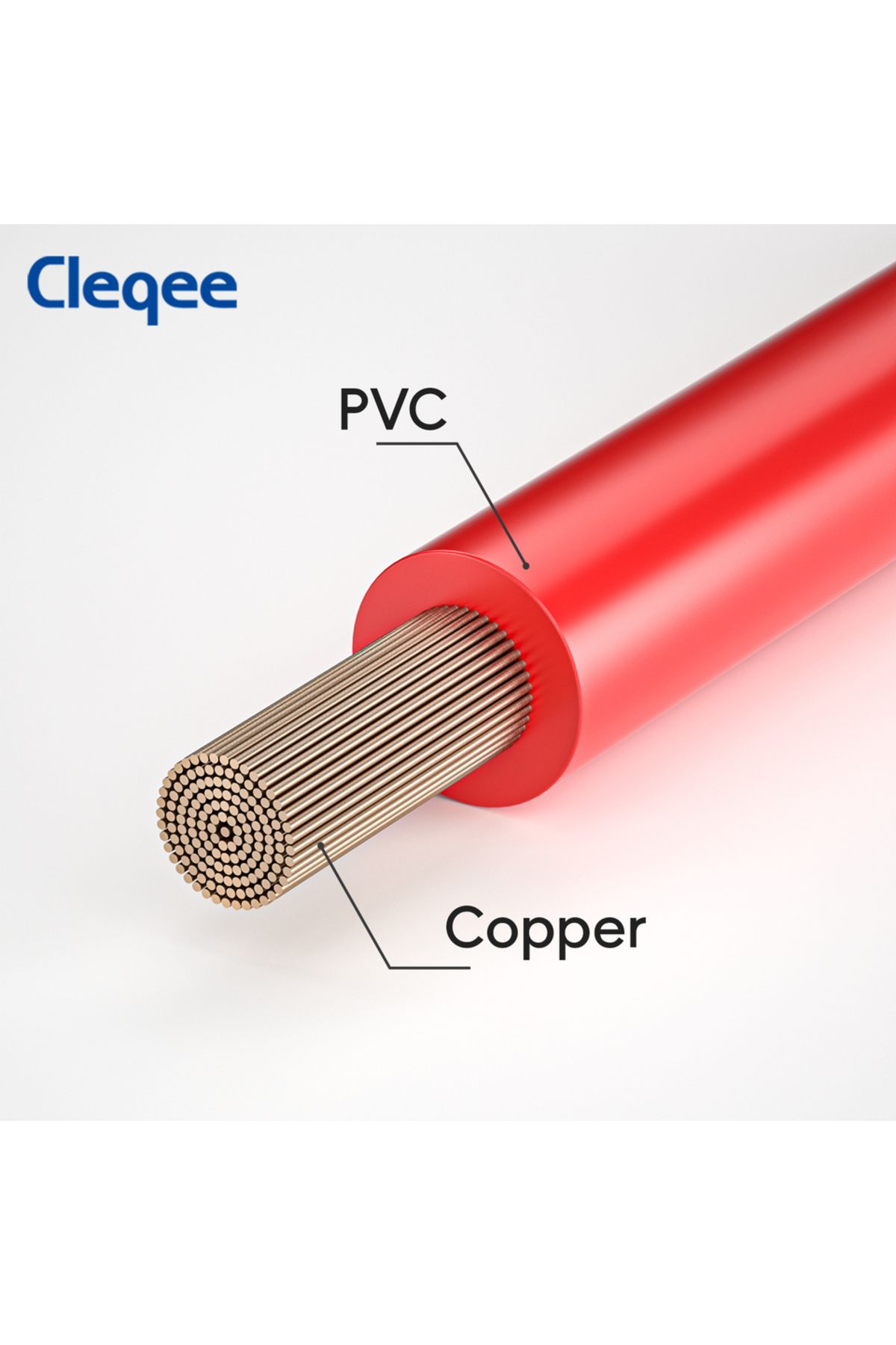 Choice-1m Cleqee P1036 2pcs Dual 4mm Stackable Banana Plug Multimeter Test Leads 1m/2m/3m Electrical Test C 5