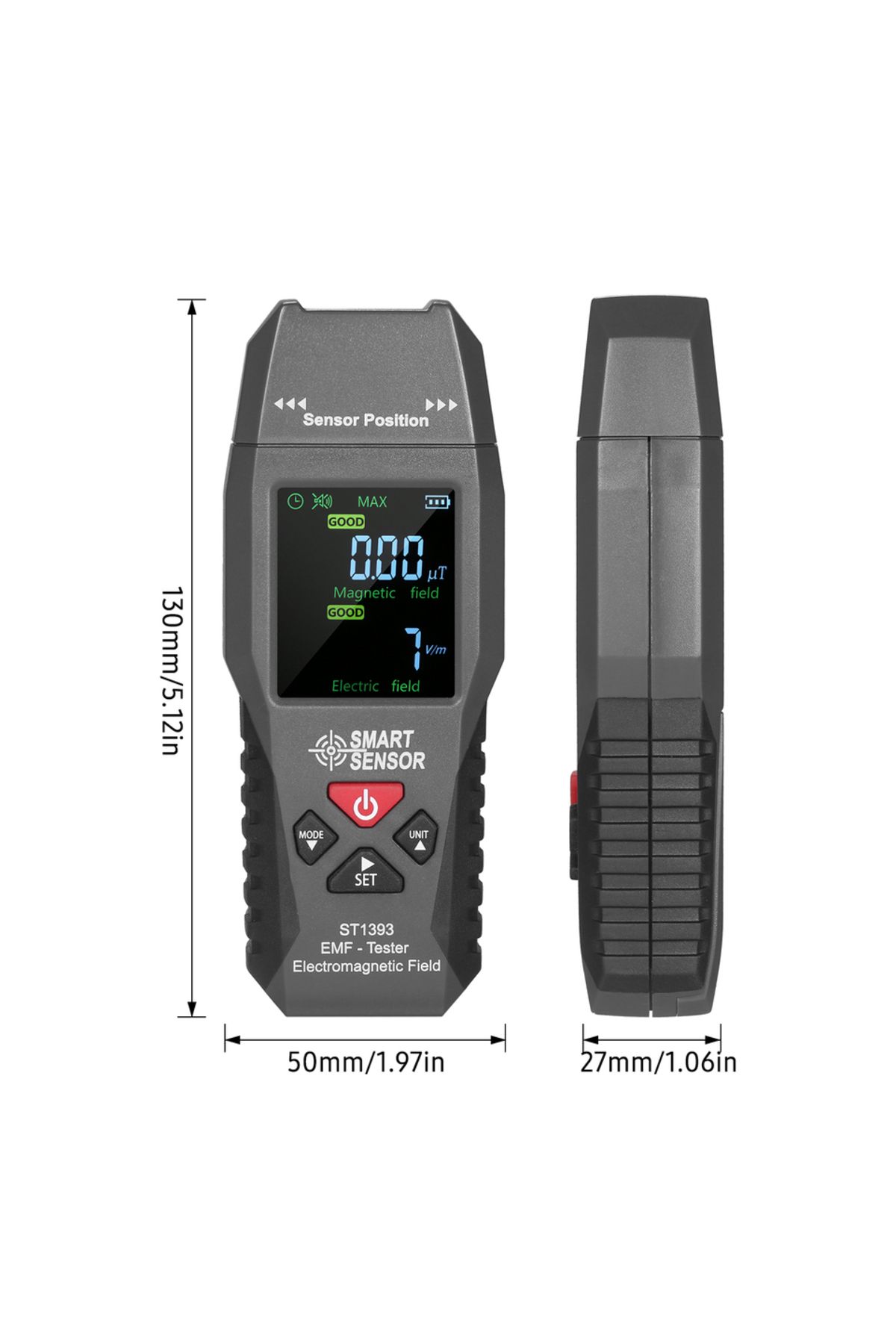 Choice-A Smart Sensor St1393 Emf Meter Electromagnetic Field Emf Detector Handheld Digital Lcd Electromagn. 1