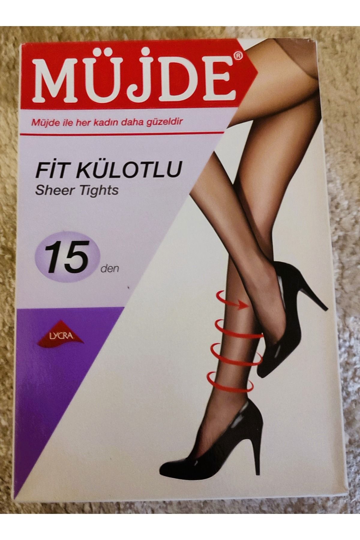Müjde Fit Külotlu Çorap Sheer Tights 3'lü paket