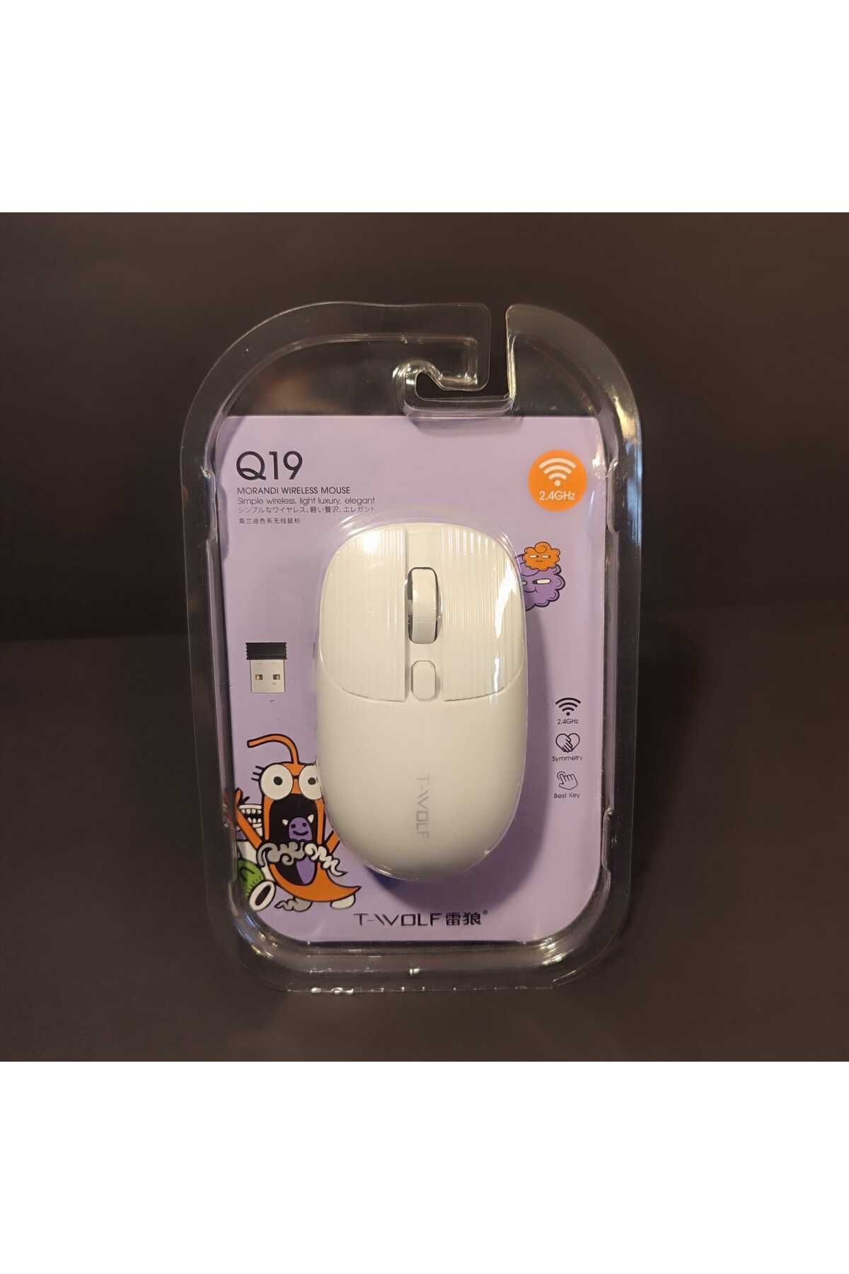 T-WOLF T-WOLF_Q19_MORANDI WIRELESS_MOUSE