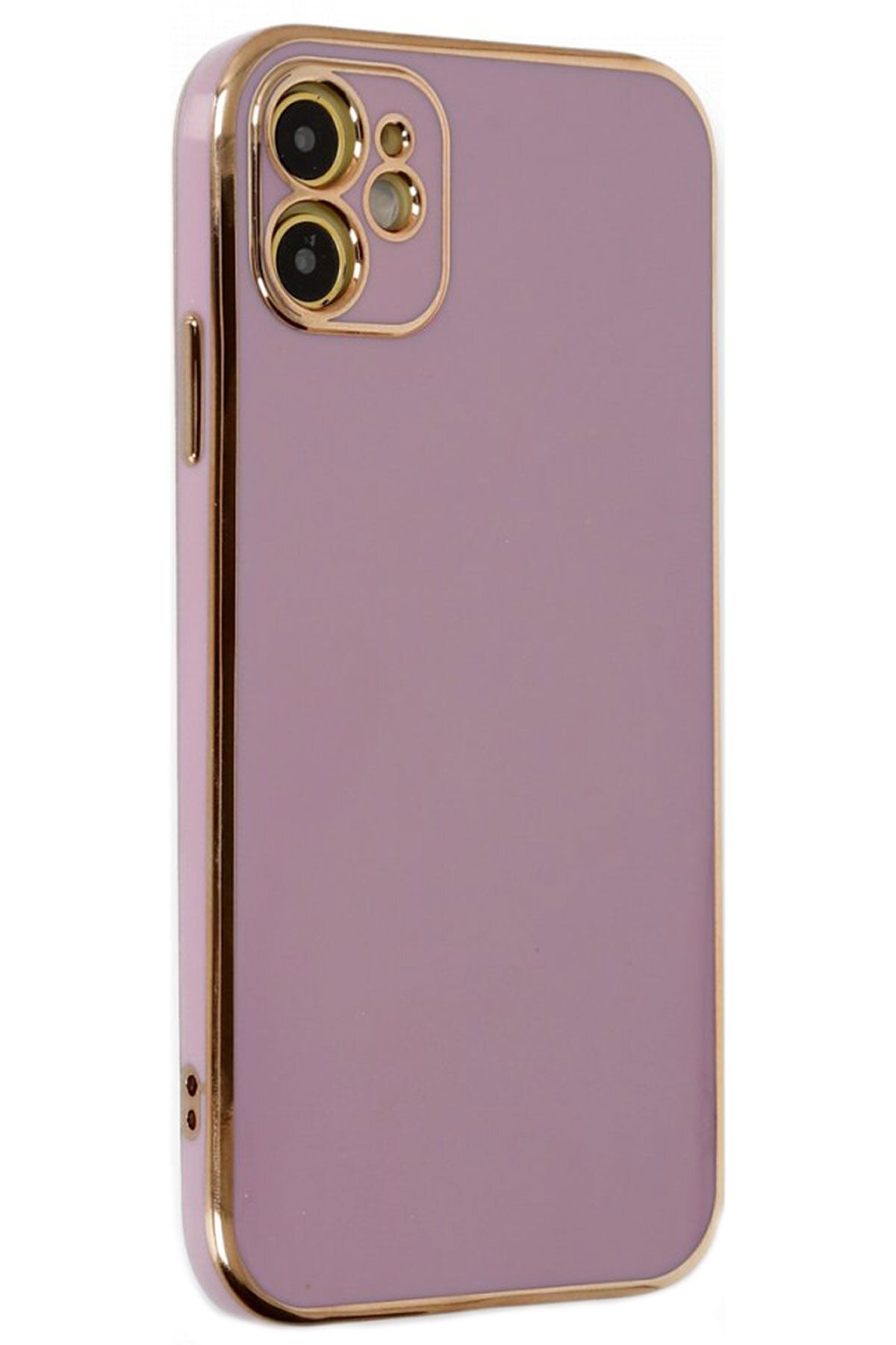 CEPSTOK iPhone 11 Kılıf Kenar Detaylı Yumuşak Parlak Silikon