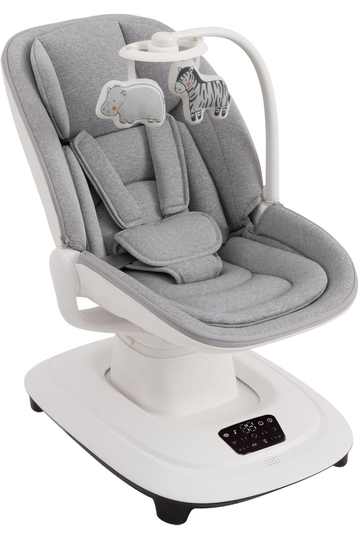 Mastela-Deluxe Baby Cradle with Multi-Motion, Touch Control, 5 Swing Modes, 360-Degree Rotation, App 1
