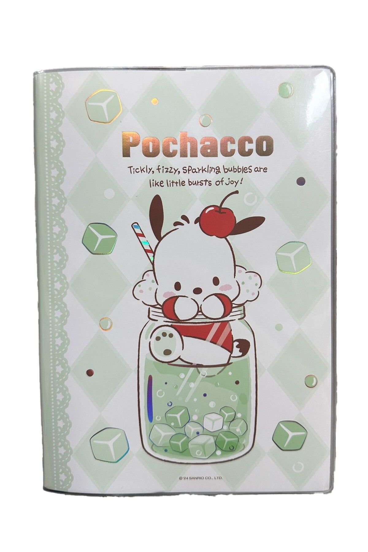 Miniso Sanrio Lisanslı Renkli Yaz Serisi Kapaklı A5 Not Defteri - Pochacco