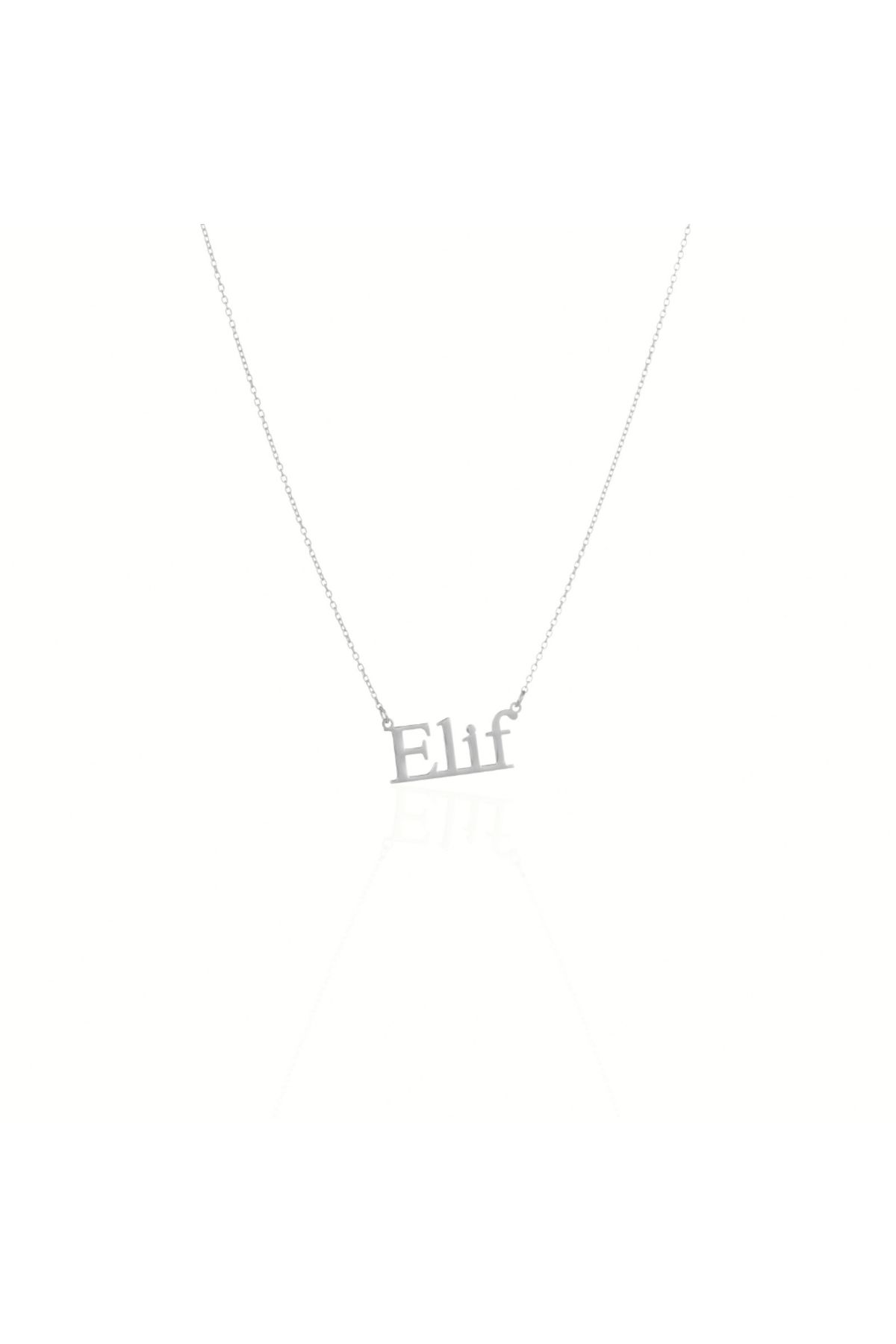Klart Jewellery İsimli Gümüş Kolye 925 ayar Gümüş Kişiye özel İsimli Gümüş Kolye