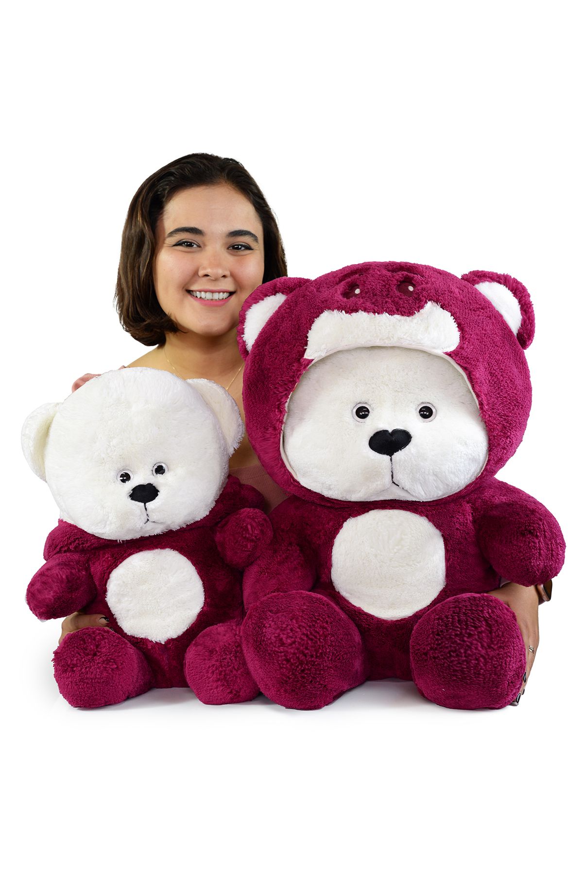Özgüner Oyuncak 90 Cm Kapşonlu Uykumcuk Sevimli Peluş Ayıcık Panda