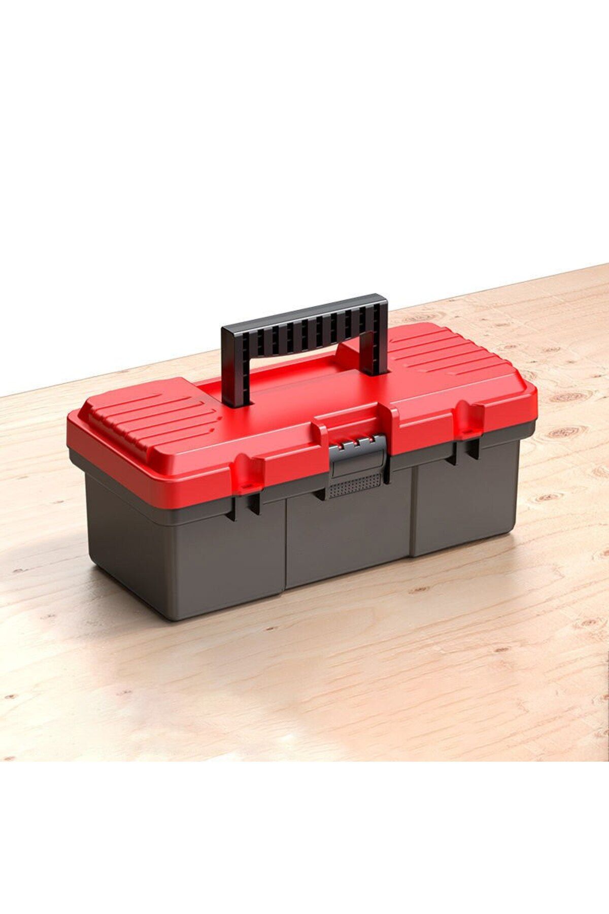 Choice-Red 13inch Double Layer Household Tool Box Organizer Case Multifunction Hardware Tool Storage Box Pl 1