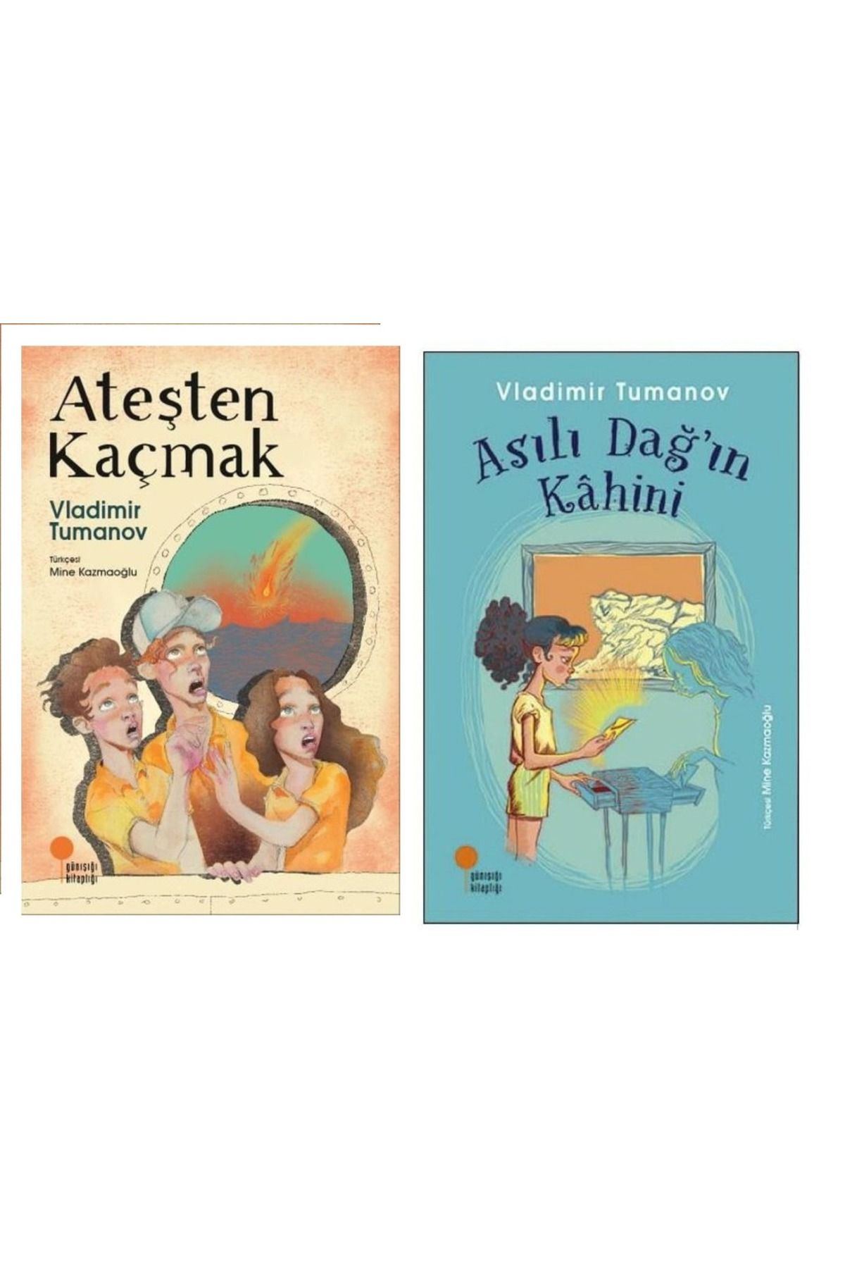 Günışığı Kitaplığı Ateşten Kaçmak & Asılı Dağın Kahini ( 2 Li Set ) Günışığı Kitaplığı
