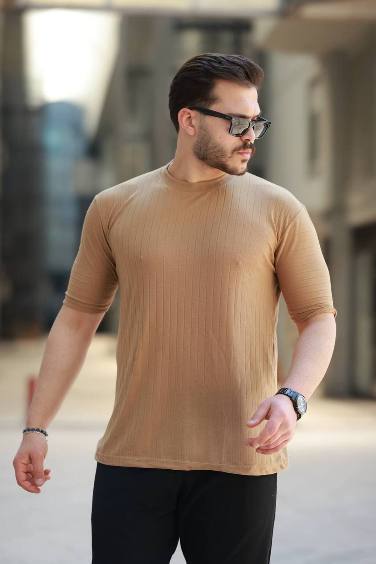 ROBERTO BORNOVA Raporlu Fitilli Bisiklet Yaka Tshirt
