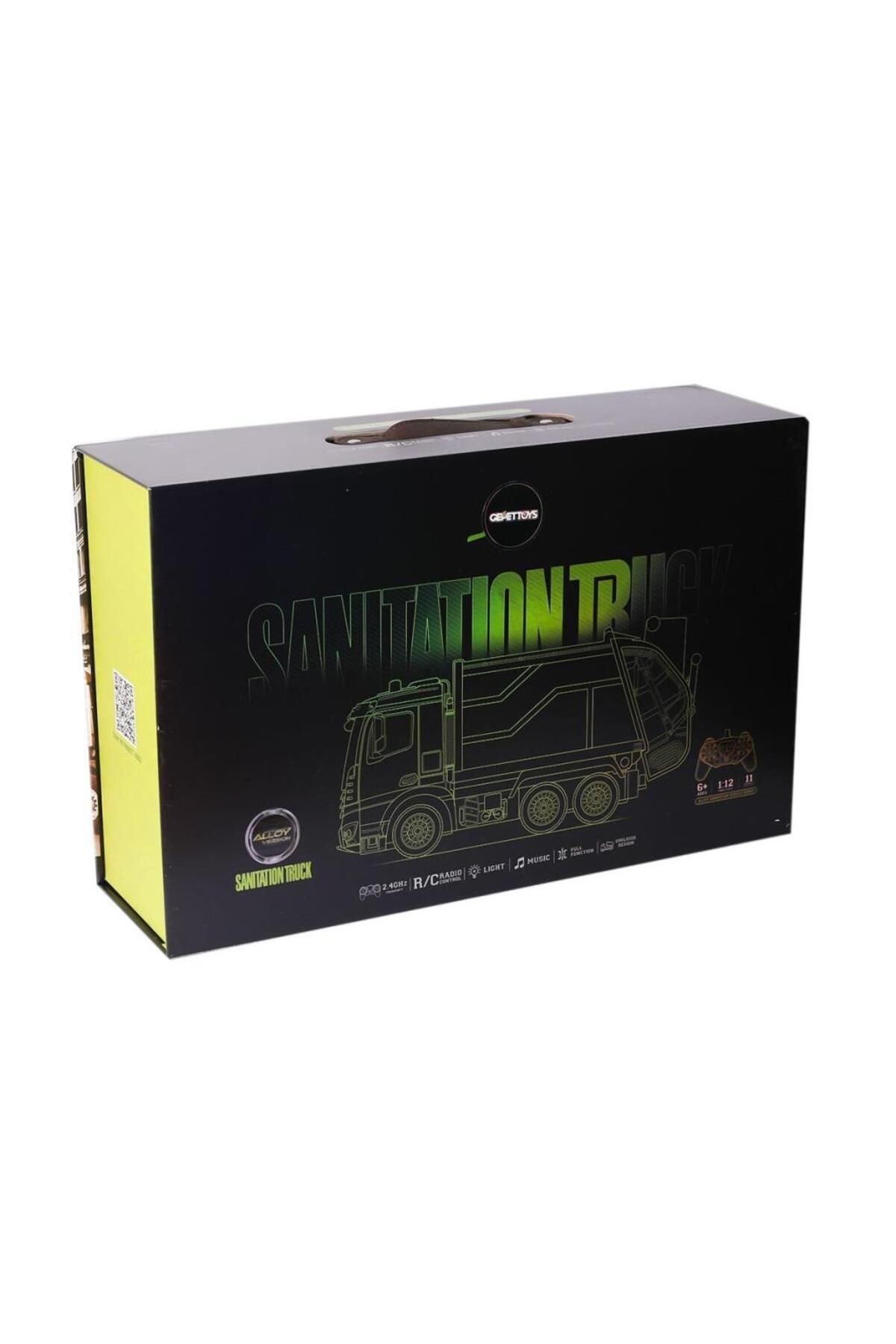 Skygo HJ8003-1 Metal Kumandalı Çöp Arabası -Gepettoys