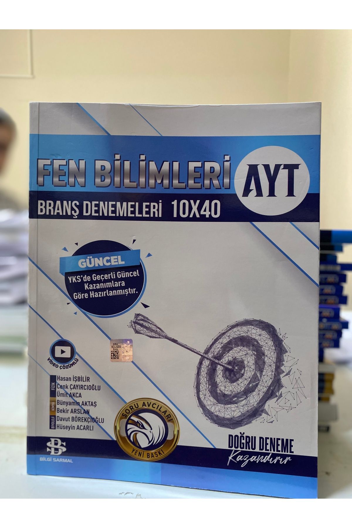 Yanıt Yayınları BİLGİ SARMAL AYT FEN 10 ✖️ 40 BRANŞ DENEMESİ