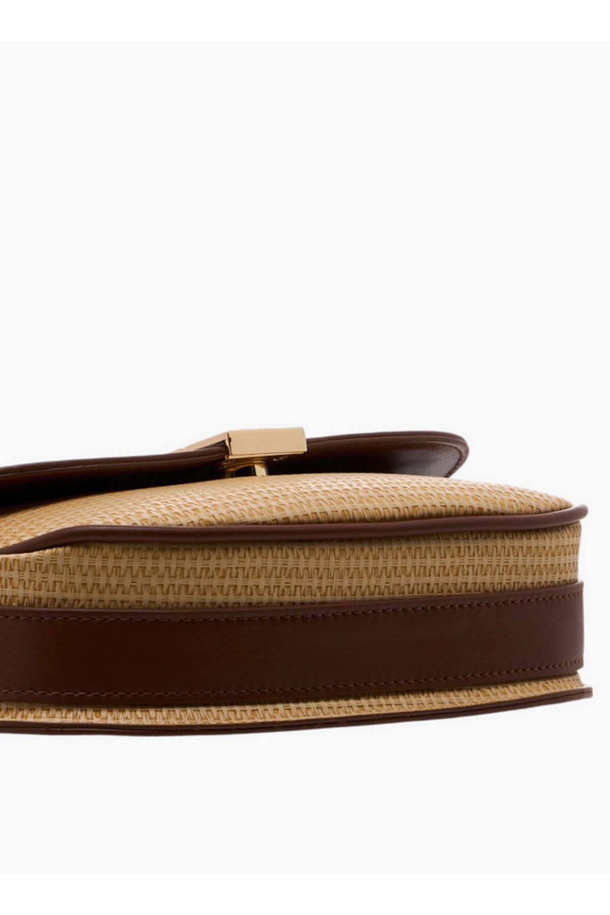 Flora Bella by Shoexpress-Textured Shoulder Bag with Adjustable Strap and Magnetic Button Closure 6