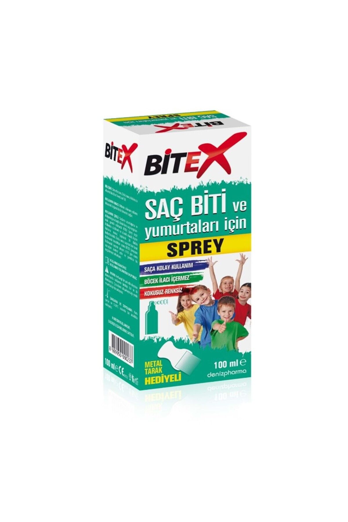 Bitex Saç Biti ve Yumurtaları İçin Sprey 100ml
