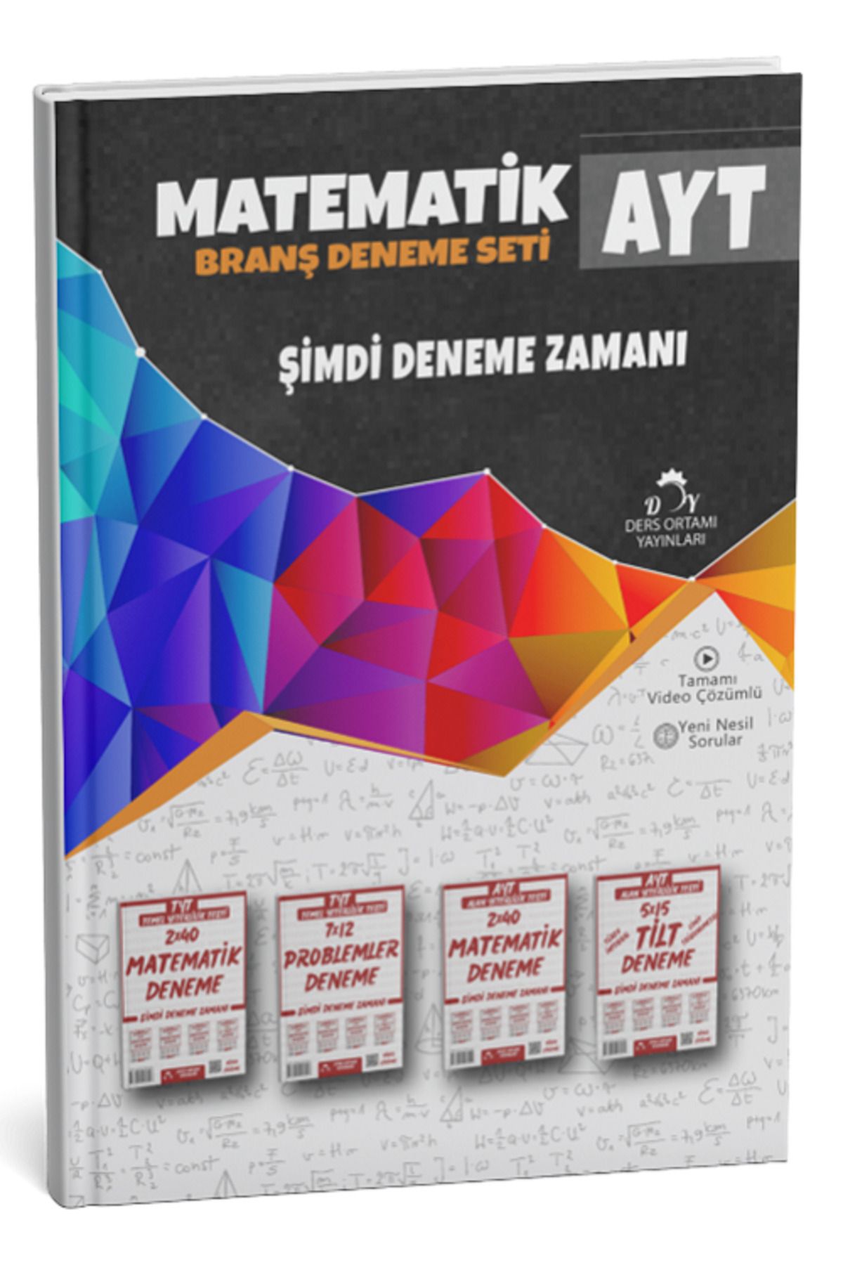 Ders Ortamı Yayınları Ders Ortamı 2025 YKS AYT Matematik Branş Deneme Seti Çözümlü Ders Ortamı Yayınları
