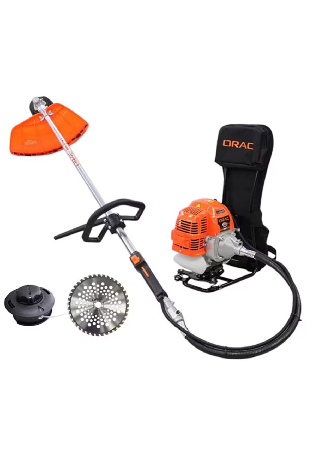 Orac BG 650 PRO Motorlu Tırpan Sırt Tipi