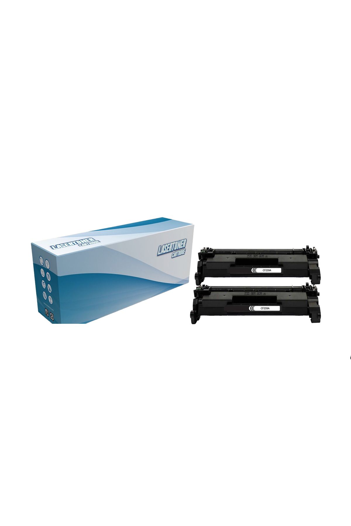 HP Laserjet Pro M404N Muadil Toner Chipli 2 Li Paket 3000 Bin Baskı