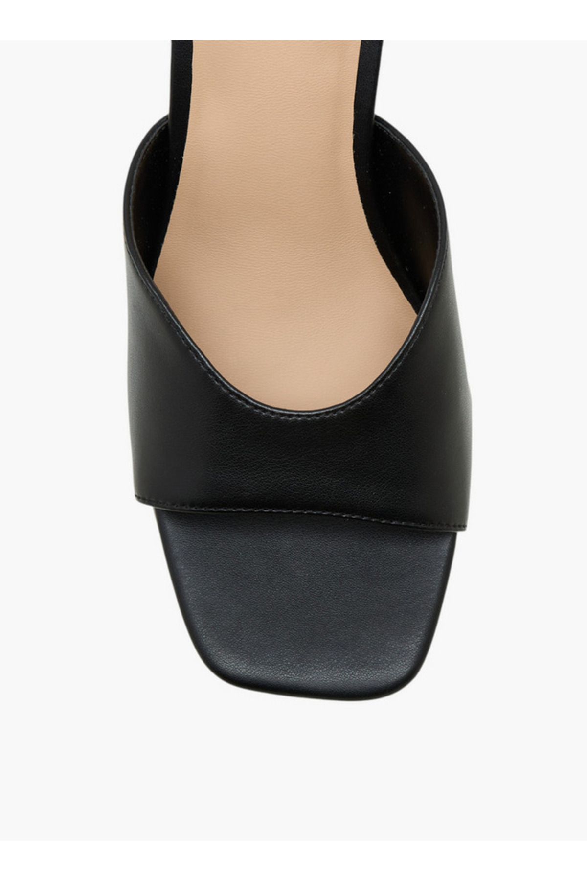 Flora Bella by Shoexpress-Solid Slip-On Sandals with Flared Heels 4
