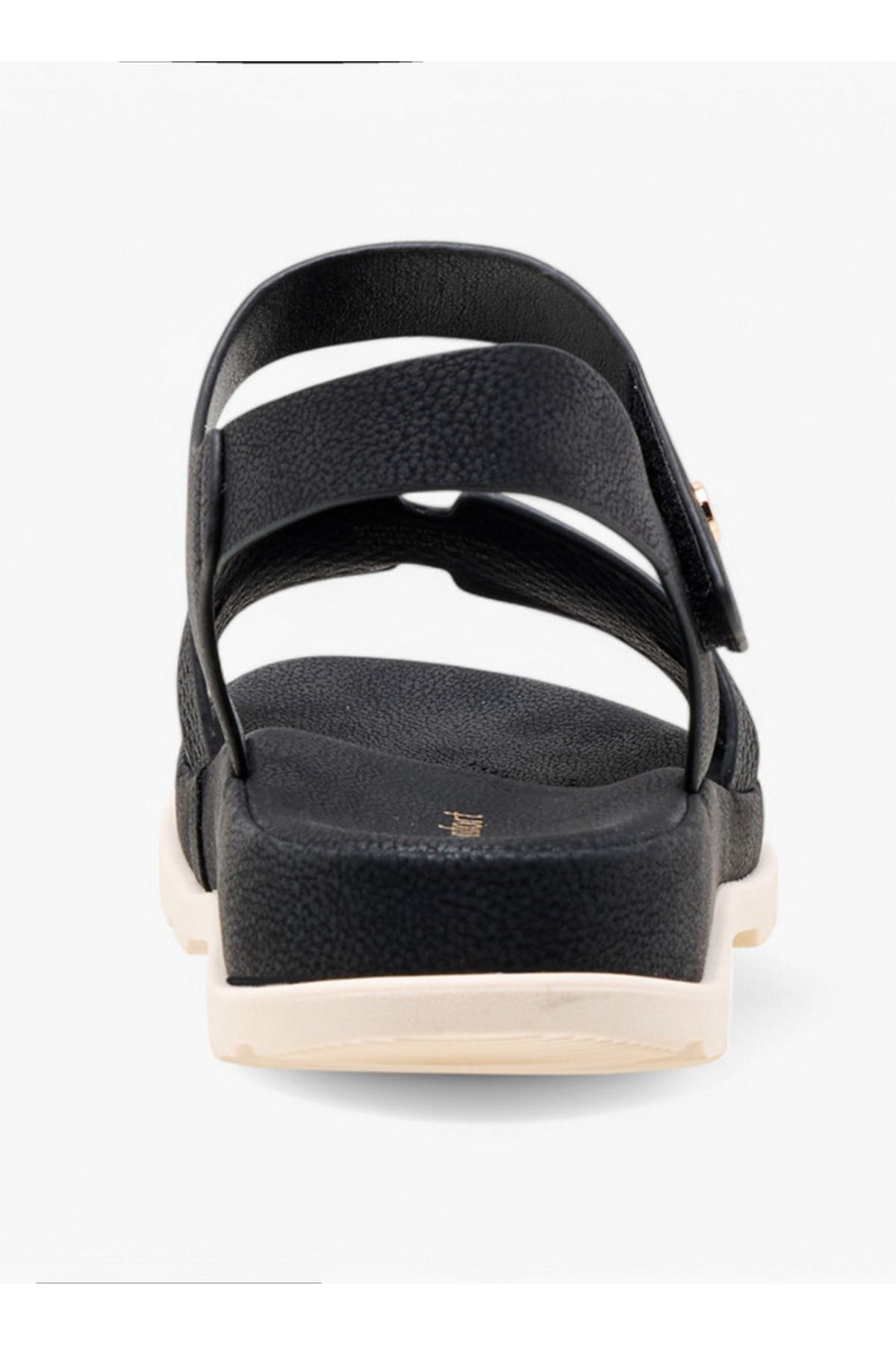 Le Confort-Textured Comfort Sandals with Hook and Loop Closure 5