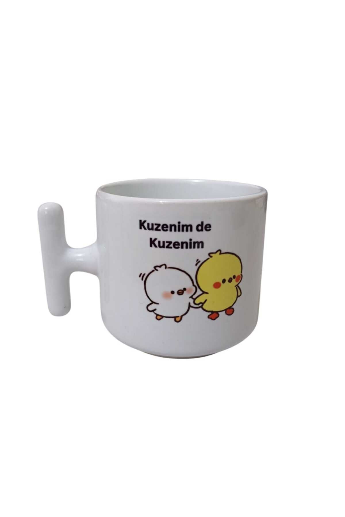 GameFruy "Kuzenim De Kuzenim" Çift Taraf Baskılı Kupa- Seramik Çay, Kahve Hediyelik Bardağı