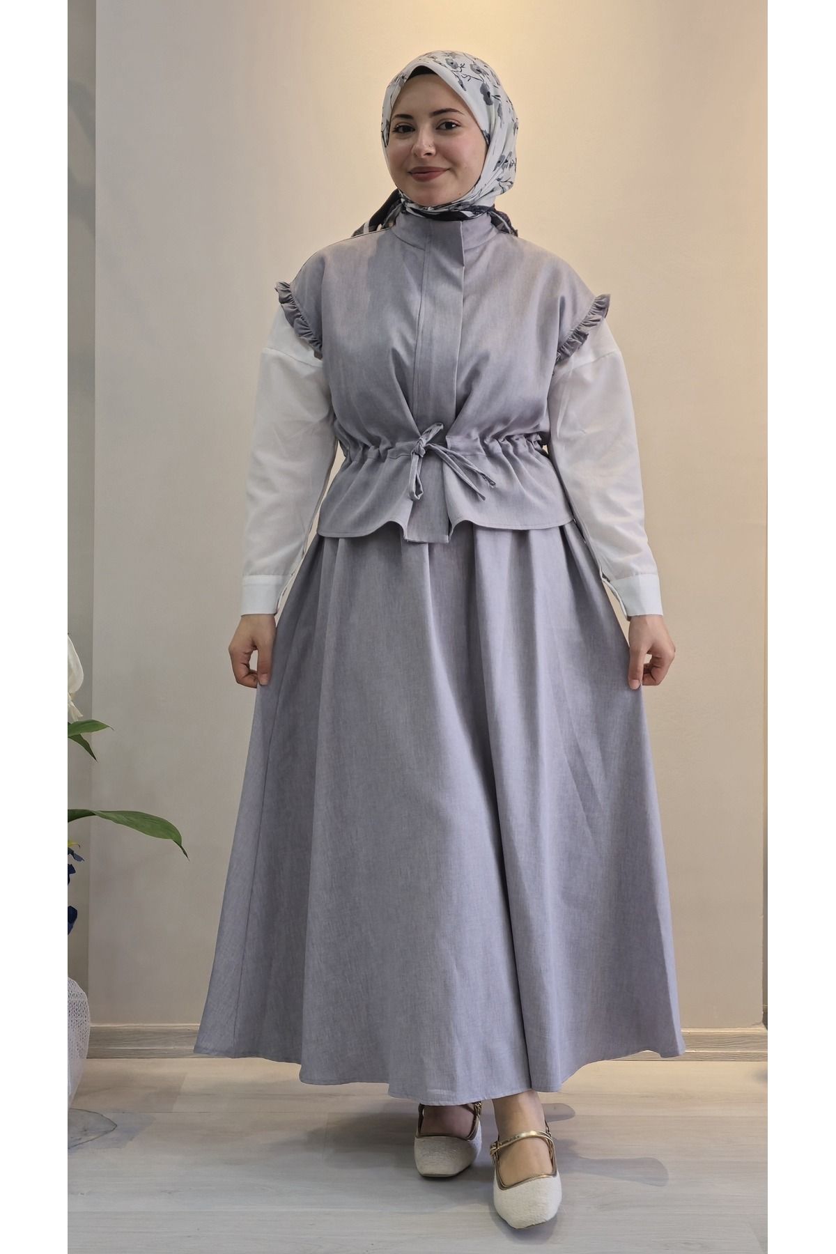 MODA Yelekli takım