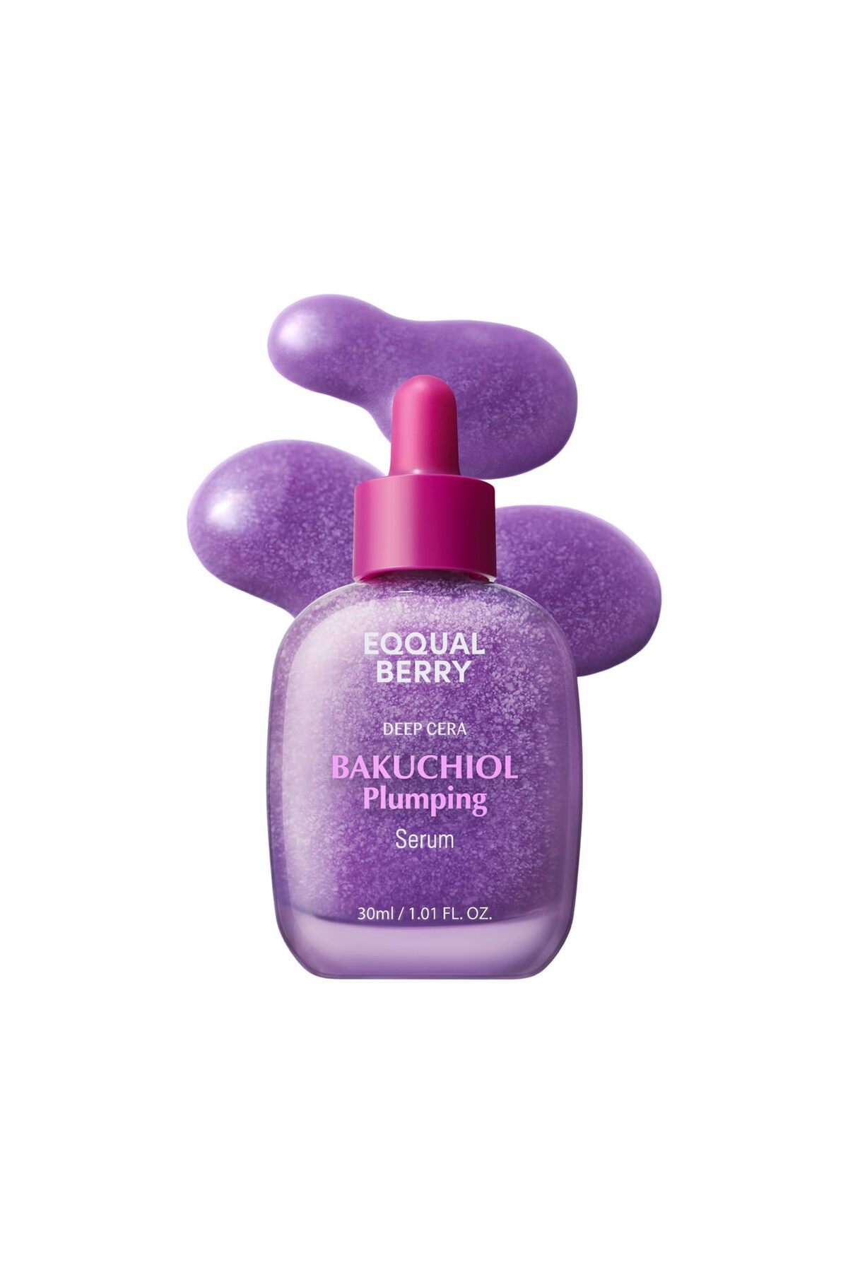 EQQUALBERRY Bakuchiol Plumping Serum 30ml | Natural Anti-Aging & Moisturizer with Niacinamide