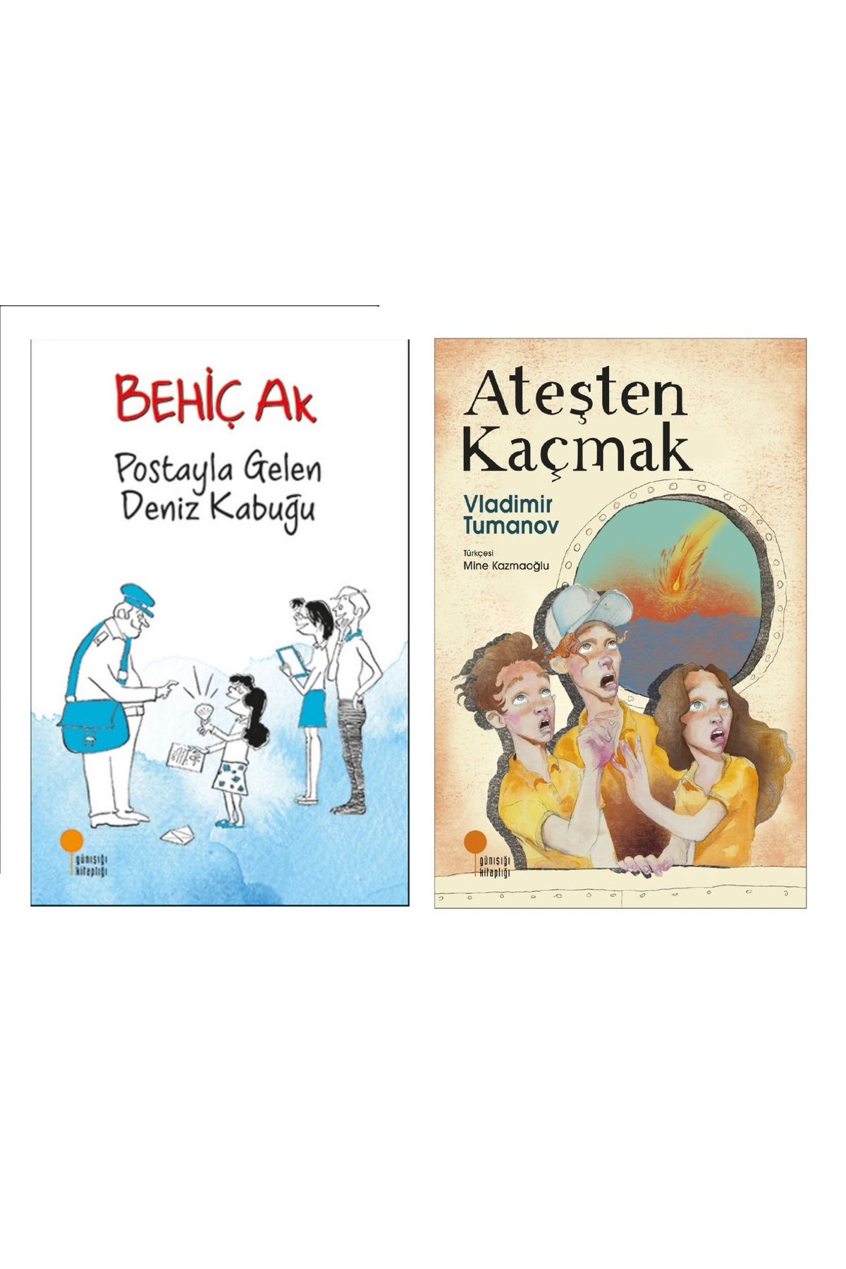 Günışığı Kitaplığı Postayla Gelen Deniz Kabuğu & Ateşten Kaçmak ( 2 Li Set ) Günışığı Kitaplığı