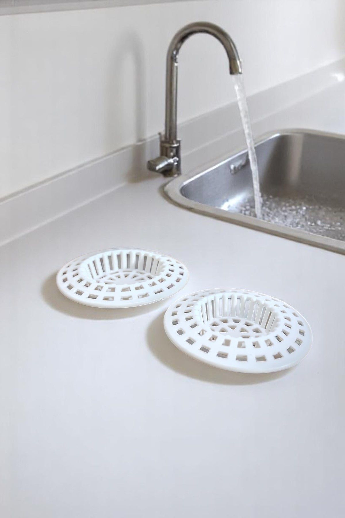 intoku Küvet Lavabo Süzgeci Plastik Süzgeç 2'li Paket