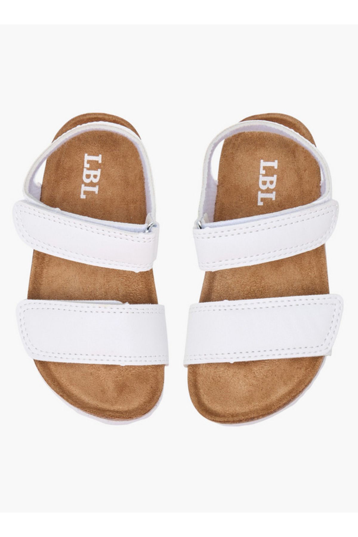 LBL by Shoexpress-Solid Sandals with Hook and Loop Closure 1