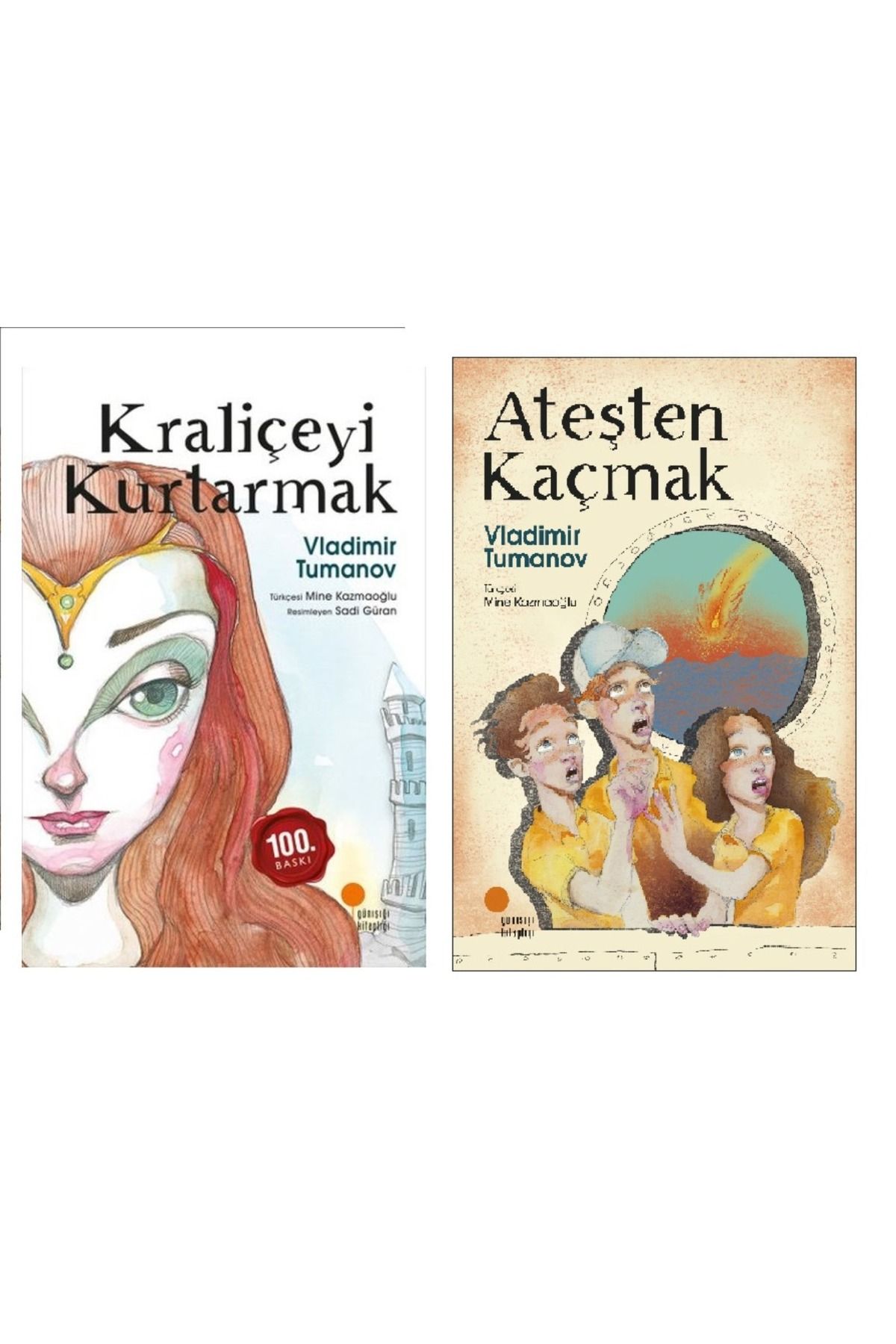 Günışığı Kitaplığı Kraliçeyi Kurtarmak & Ateşten Kaçmak ( 2 Li Set ) Günışığı Kitaplığ
