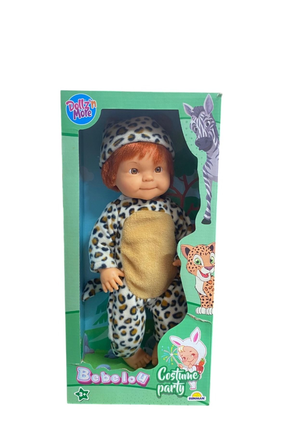 TUDİVA BEBELOU HAYVAN KOSTÜMLÜ BEBEK