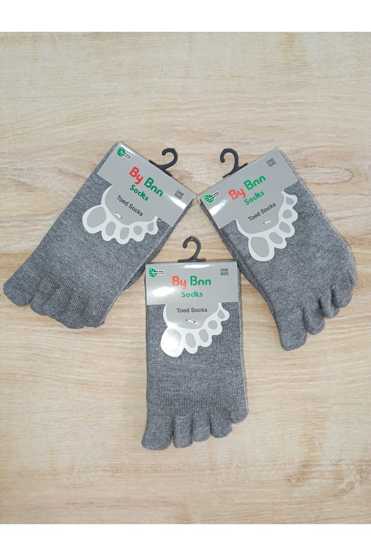 BY BNN SOCKS PARMAK ÇORAP 36-44 UNİSEX 3 ÇİFT