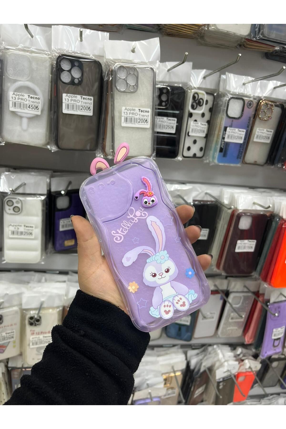 TECNOTREND Apple İphone 7 plus/8 plus Uyumlu 3D Desenli Kromi Silikon Kılıf