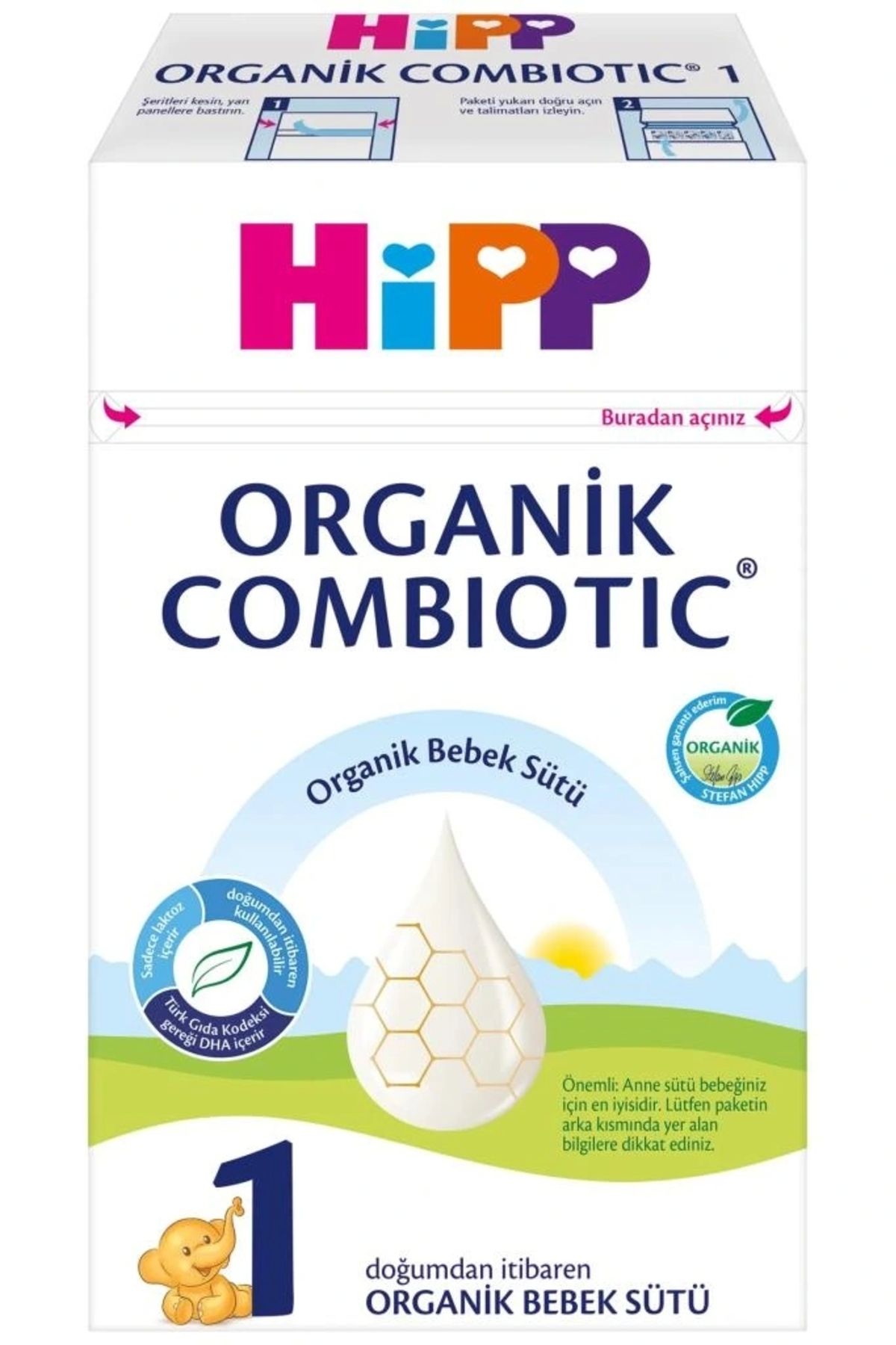 Eng Nessiworld Hipp 1 Organik Combiotic Bebek Sütü 600 Gr