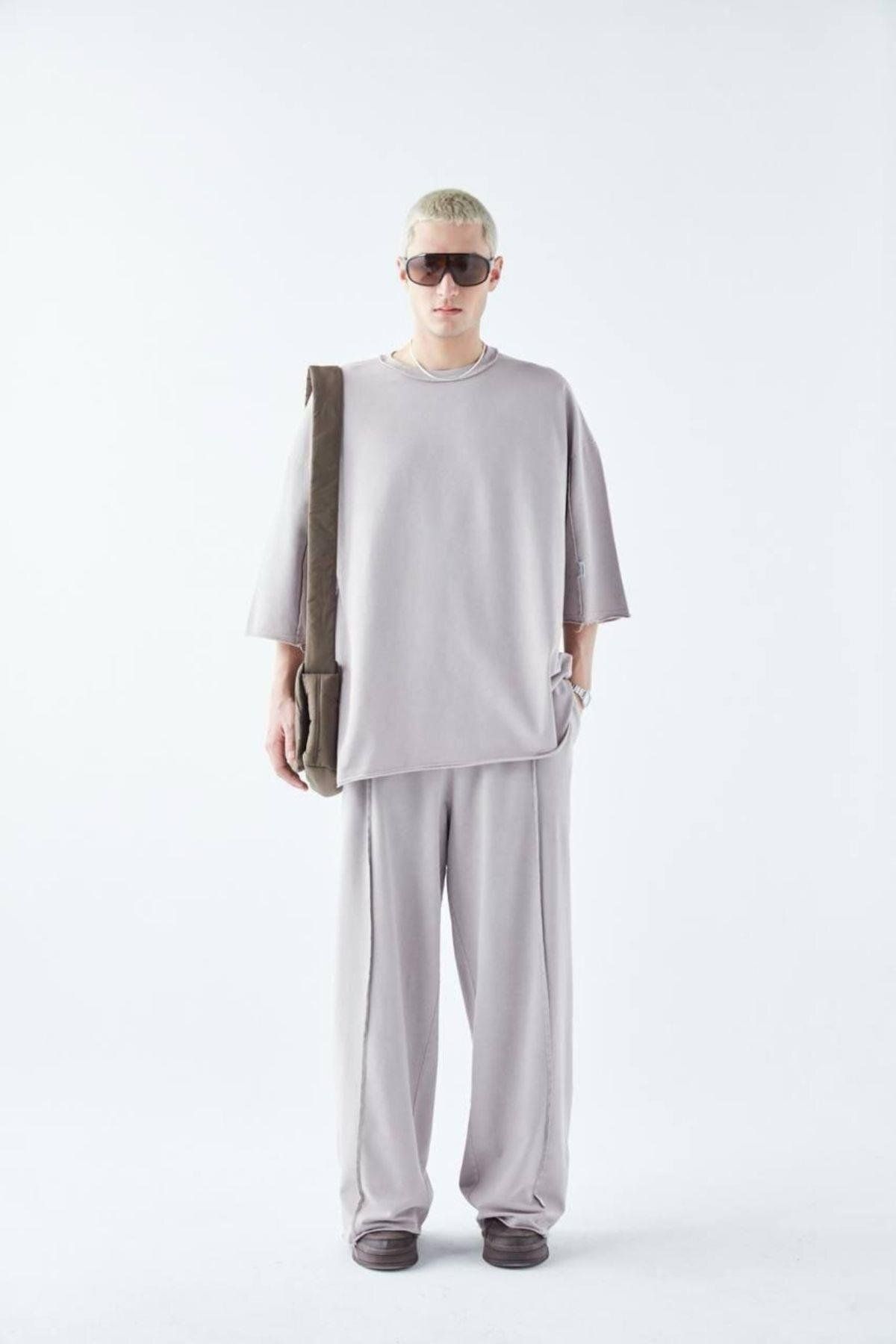 VAMOSCLO Super Oversize Yıkamalı Takım Taş
