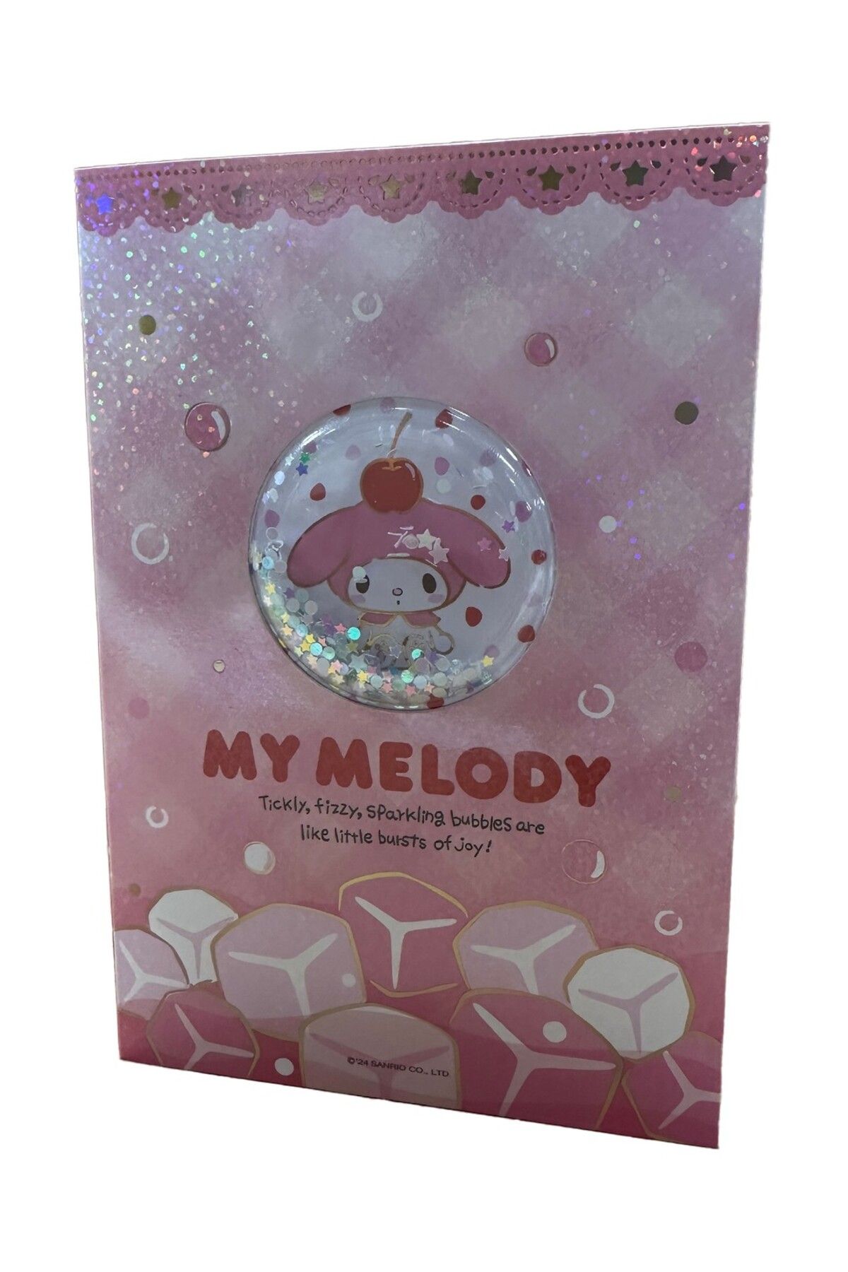 Miniso Sanrio Lisanslı Renkli Yaz Serisi Sert Kapak Sallantılı Not Defteri - My Melody