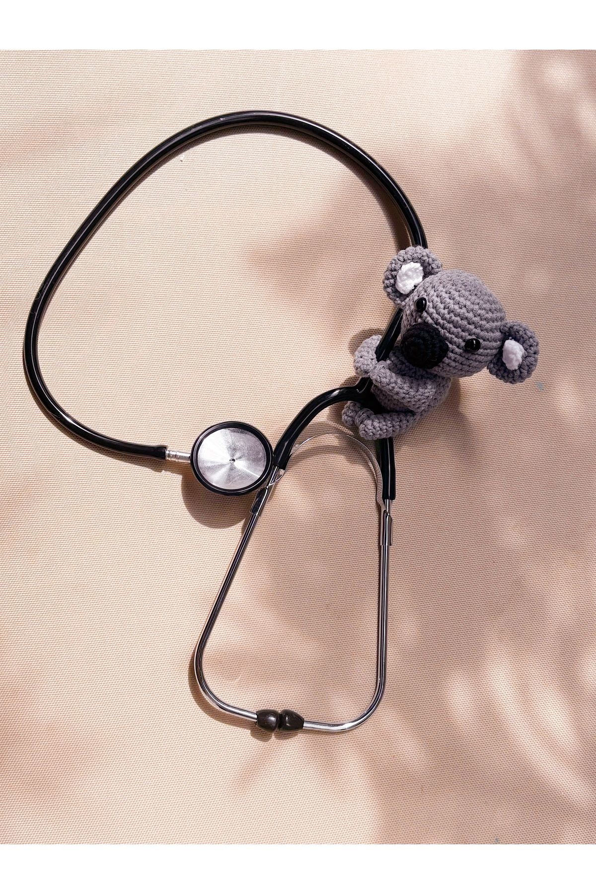 Sustaina Craft kuala steteskop süsü, sevimli stetoskop süsü, doktor için hediye