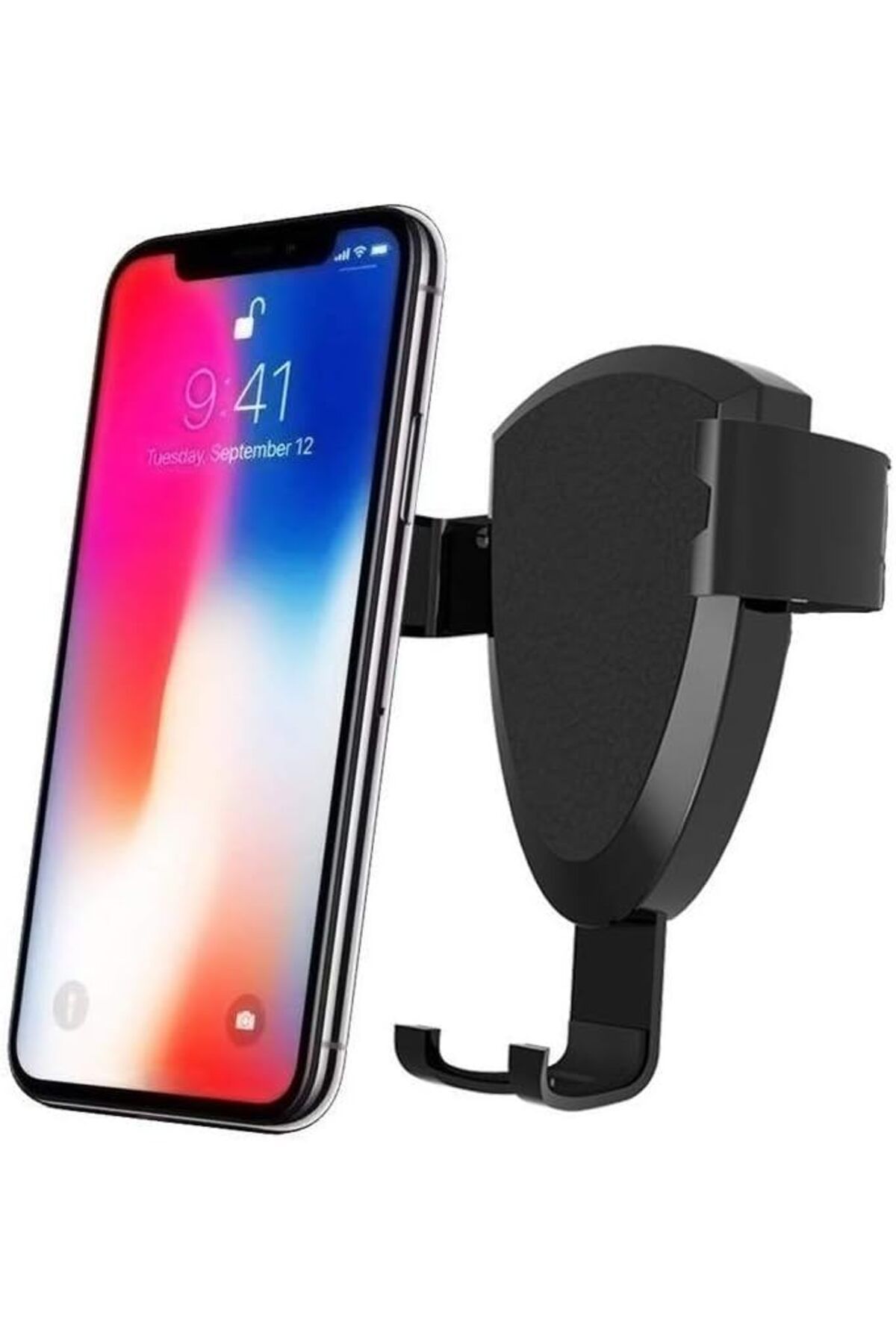 mazıdağı WC1 Şarj Cihazı ve Telefon Tutucu Siyah