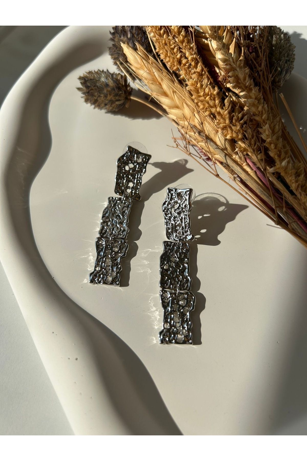 Mayda accessorises Silver Sallantılı Küpe