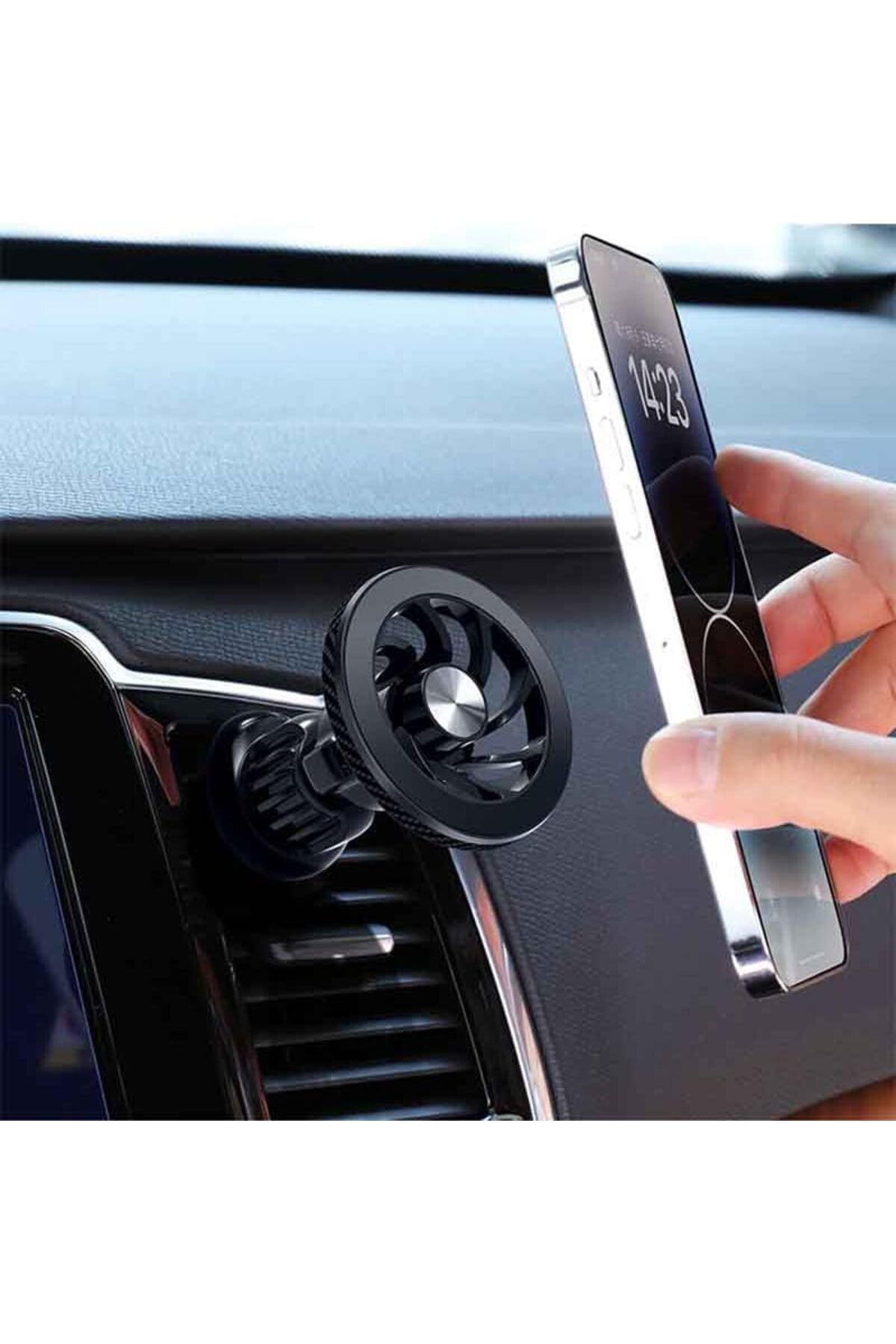 STOREMAX EMN Mıknatıslı Araç İçi Telefon Tutucu Havalandırma Montaj Telefonu 360 Derece Döndürebili