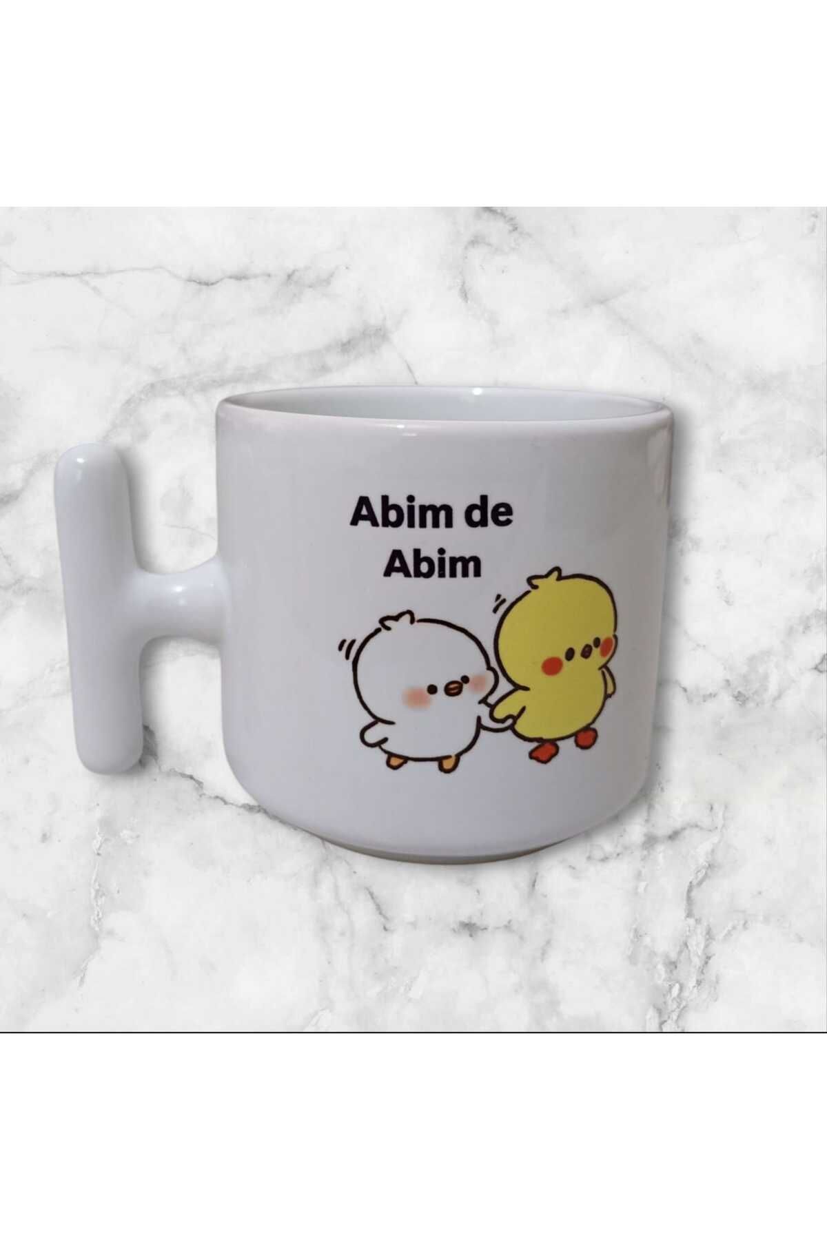 GameFruy "Abim De Abim" Çift Taraf Baskılı Kupa- Seramik Çay, Kahve Hediyelik Bardağı