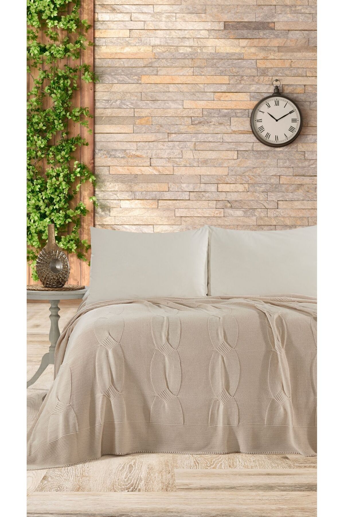 DOUX HOME LISSE TRİKO ÇIFT KİŞİLİK YATAK ÖRTÜSÜ 220X240 cm (TAS)