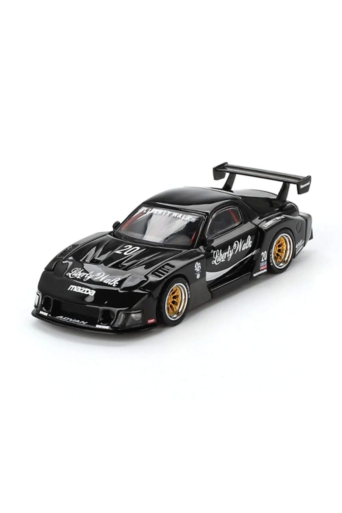 Skygo Mini GT 1/64 MAZDA RX-7 LB-Super Silhouette Liberty Walk Black Blister Paket