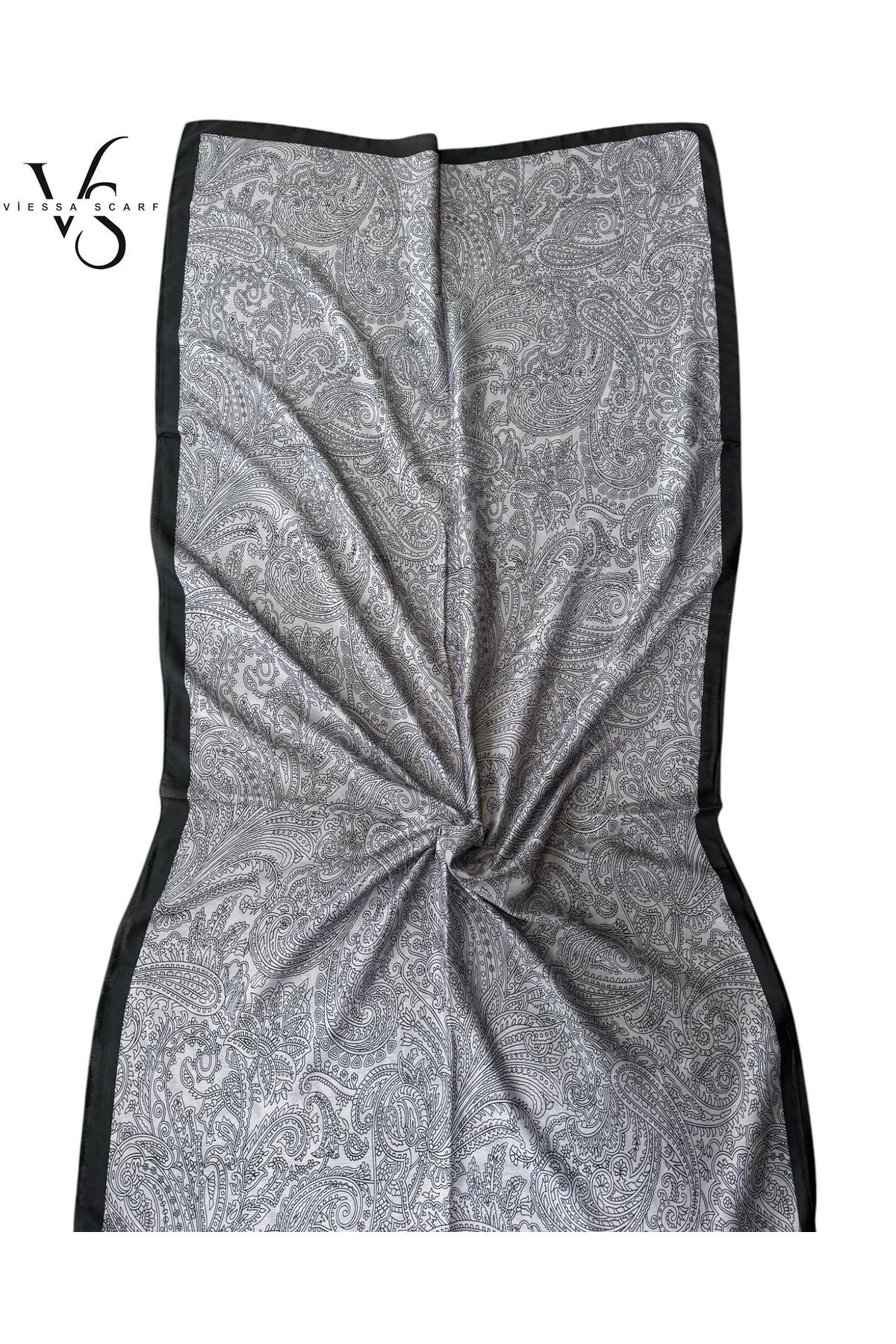 VİESSA SCARF ÇİZİM DESEN ETNİK ŞAL
