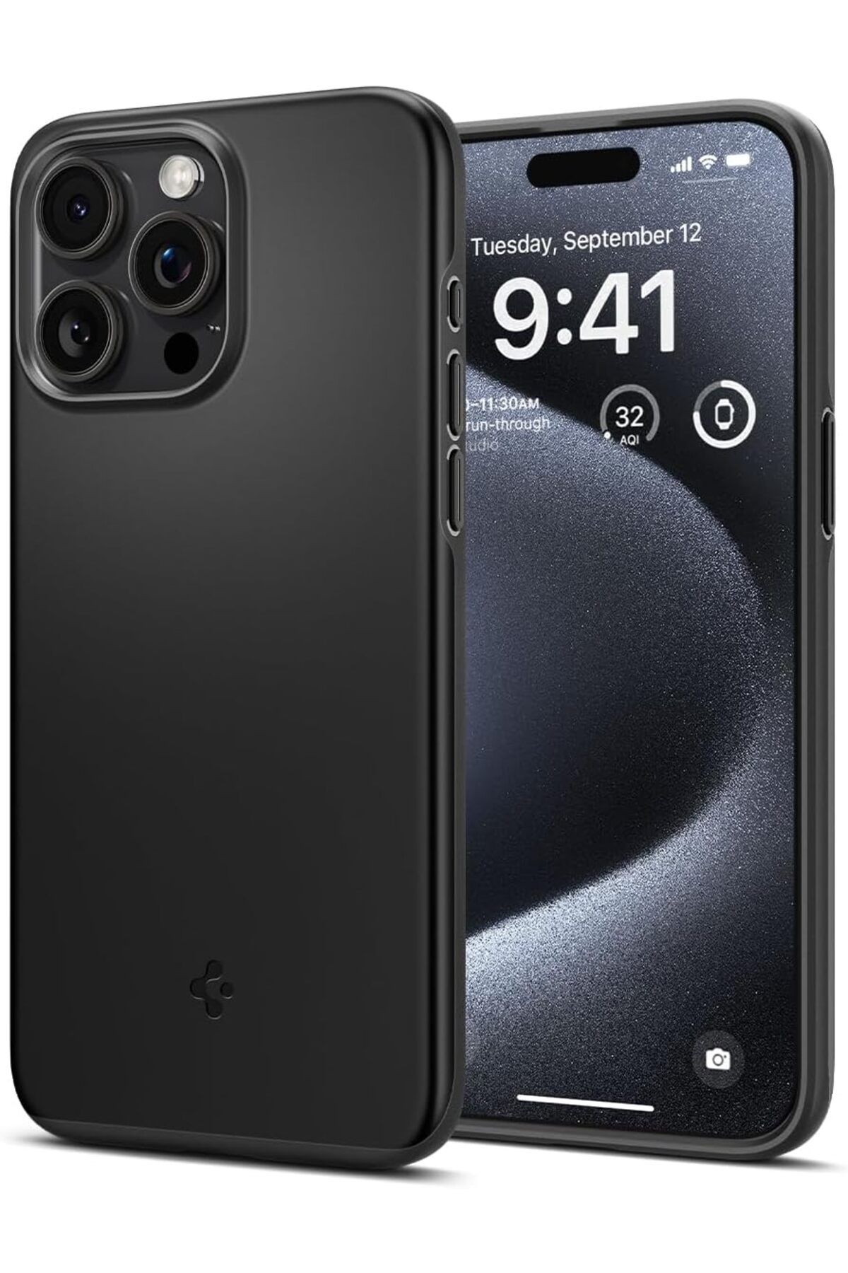ÇAĞUR Eser iPhone 15 Pro Kılıf Thin Fit Black - ACS06686 shop 1117038