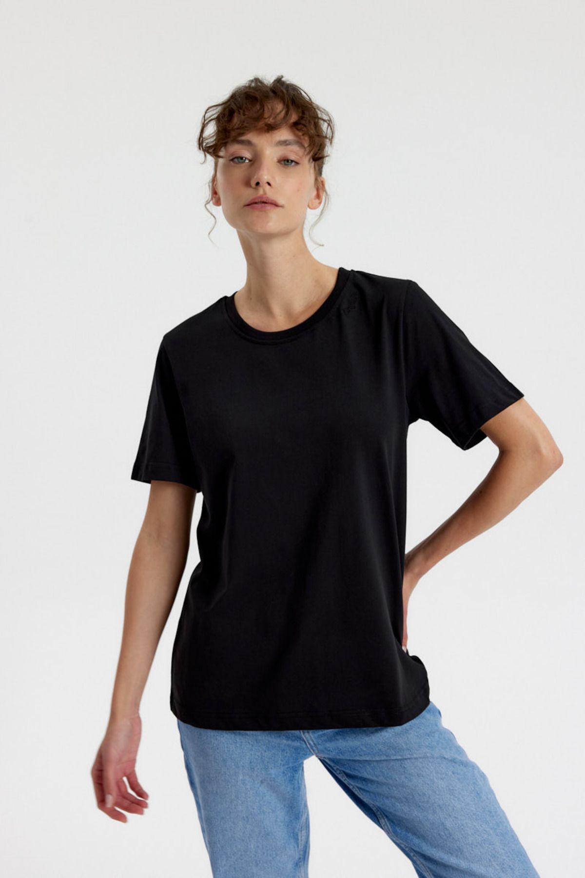 Simple Co. Essential Basic %100 Pamuk T-shirt
