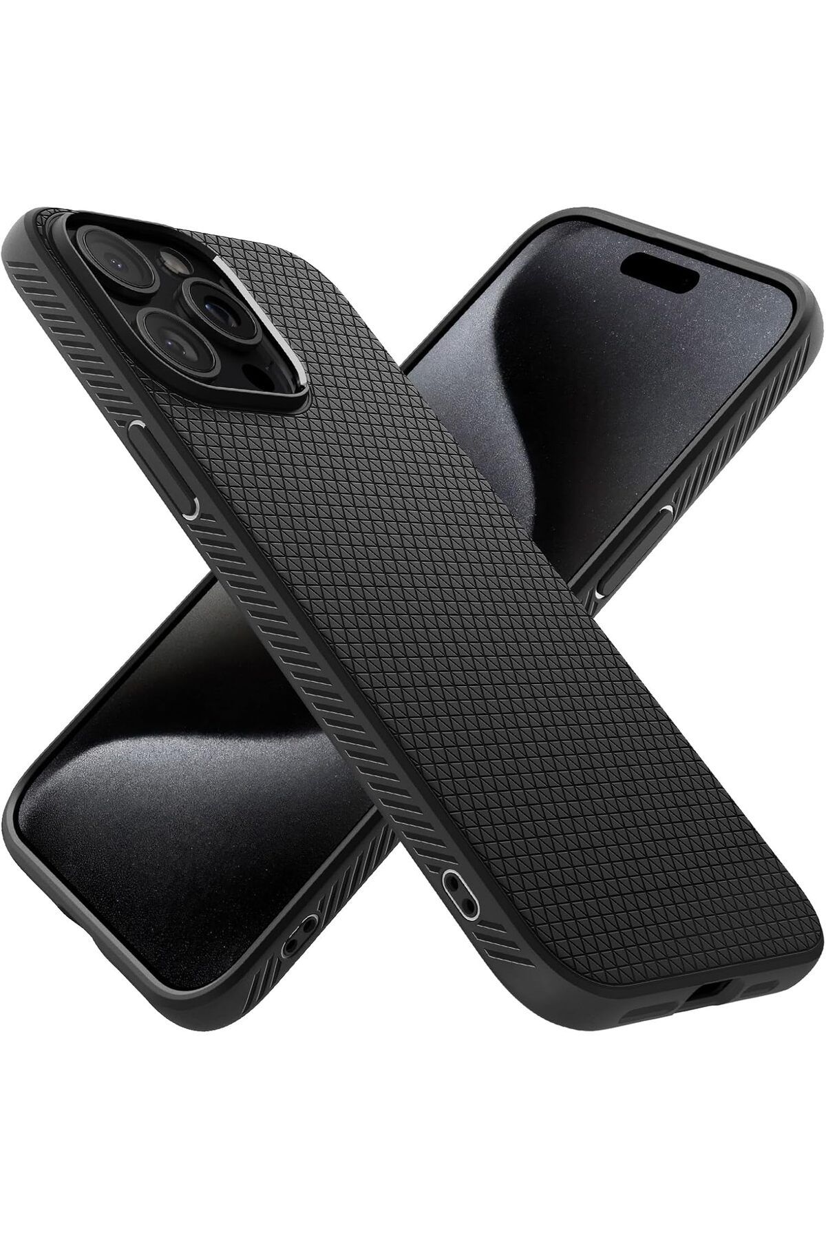 ÇAĞUR iPhone 15 Pro Uyumlu Kılıf Liquid Air Matte Black - ACS06704 shop 1117038