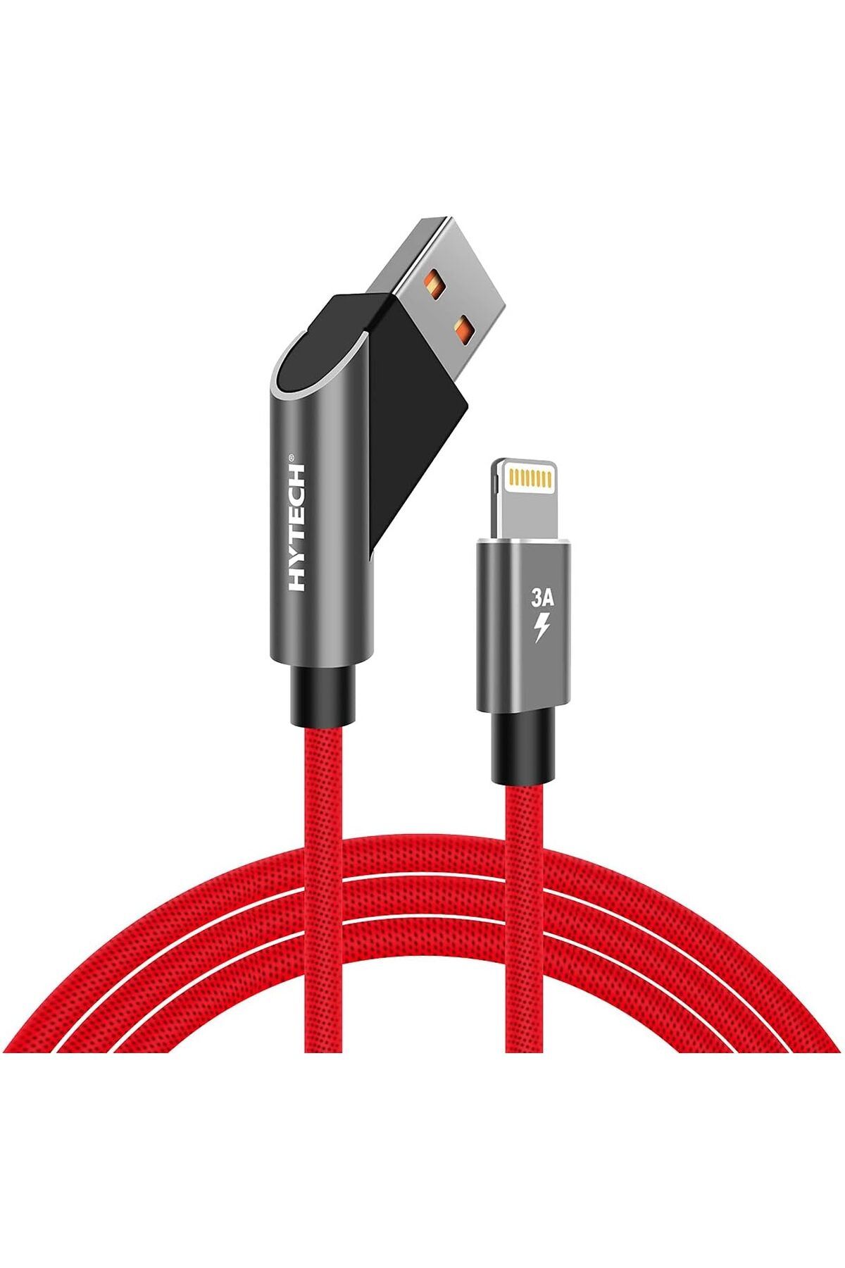 ÇAĞUR Eser HY-X315 3A iPhone Lightning 1M, Kırmızı Şarj Kablosu shop 1117038